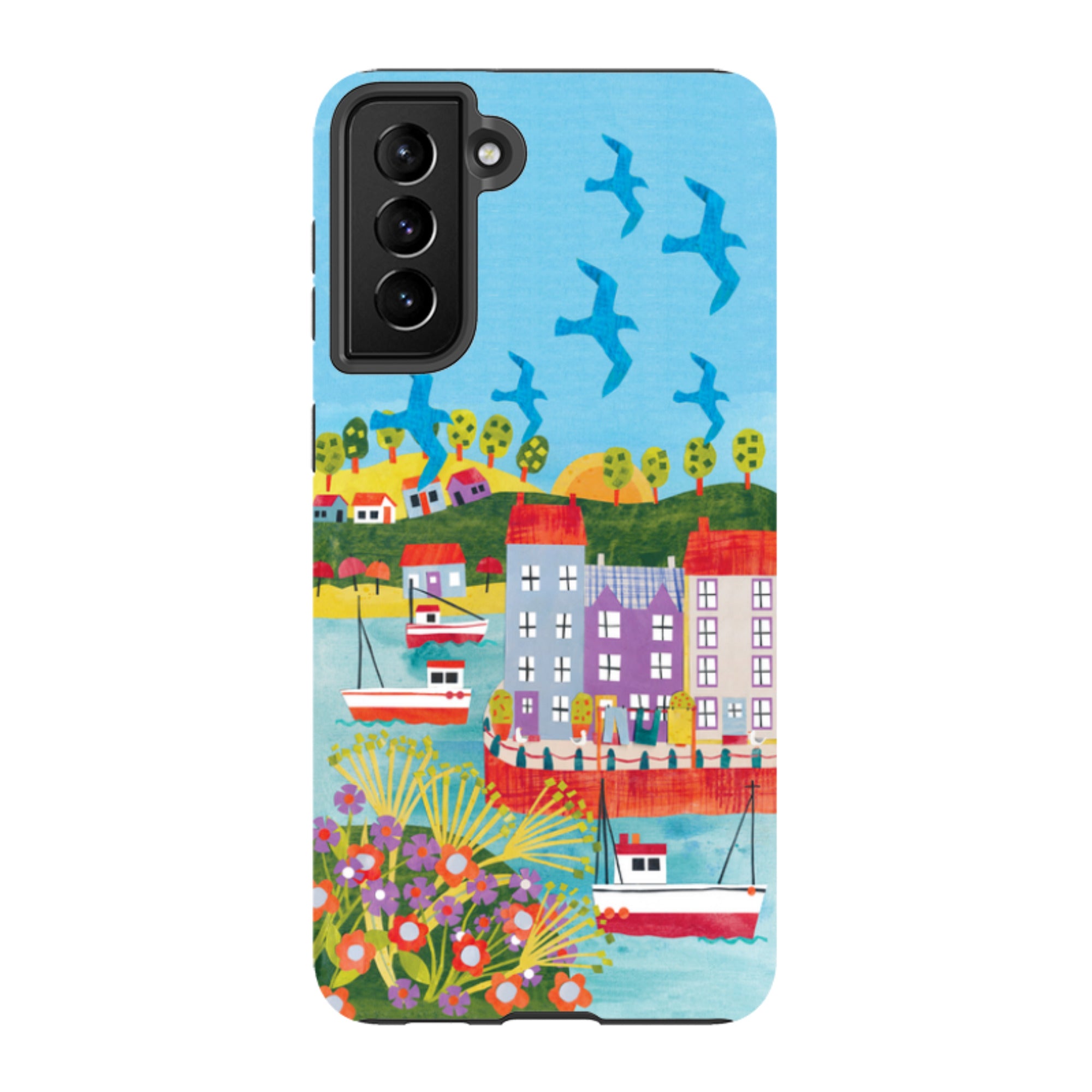 Samsung Tough  Case - Harbour Side By Tracey English