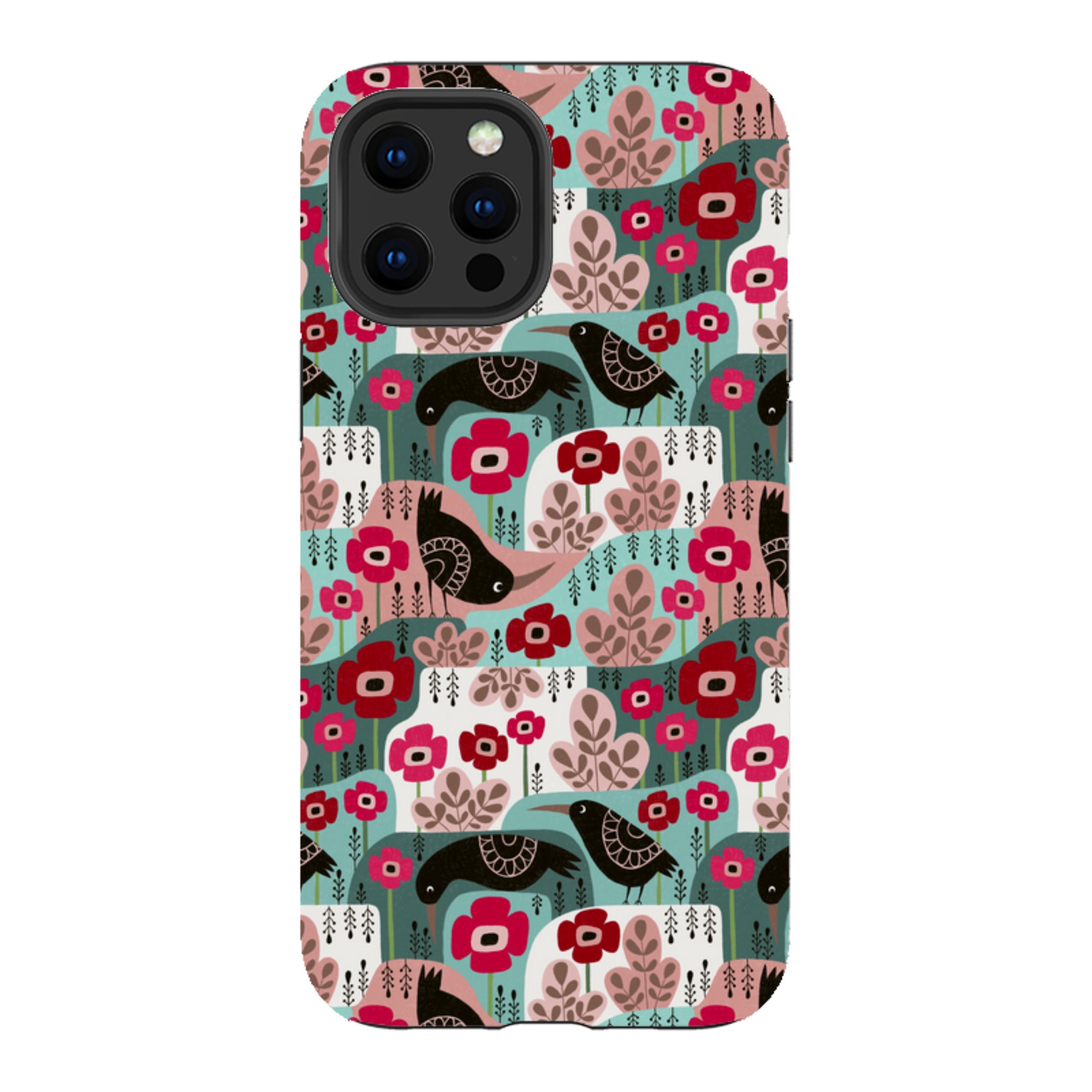iPhone Tough Case - Poppies And Crow By Suzy Taylor