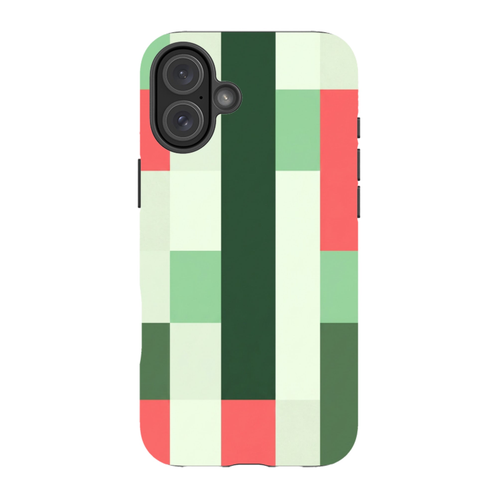 iPhone Tough Case - Retro Abstract Gingham