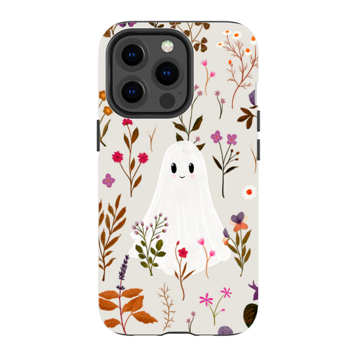 iPhone Tough Case - Ghost in the Garden - Stone Multi By Katherine Quinn