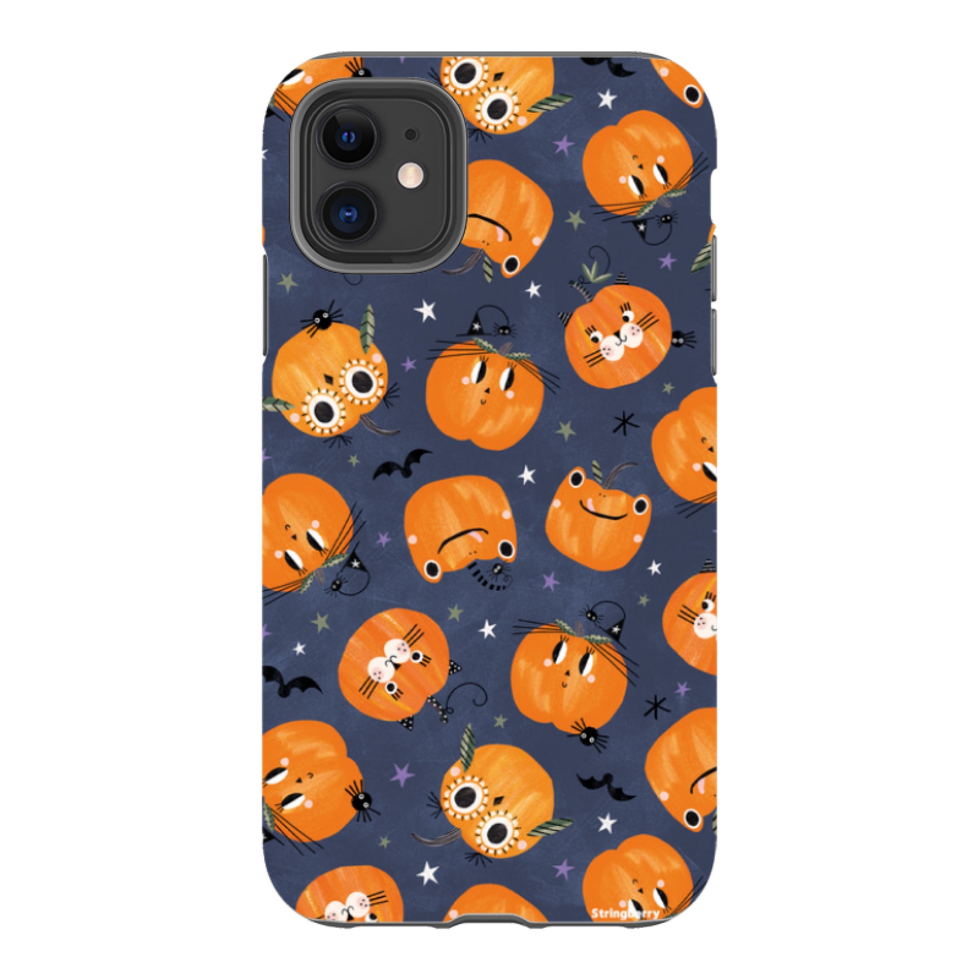 iPhone Tough Case - Halloween Pumpkin Dark By Ali Brookes