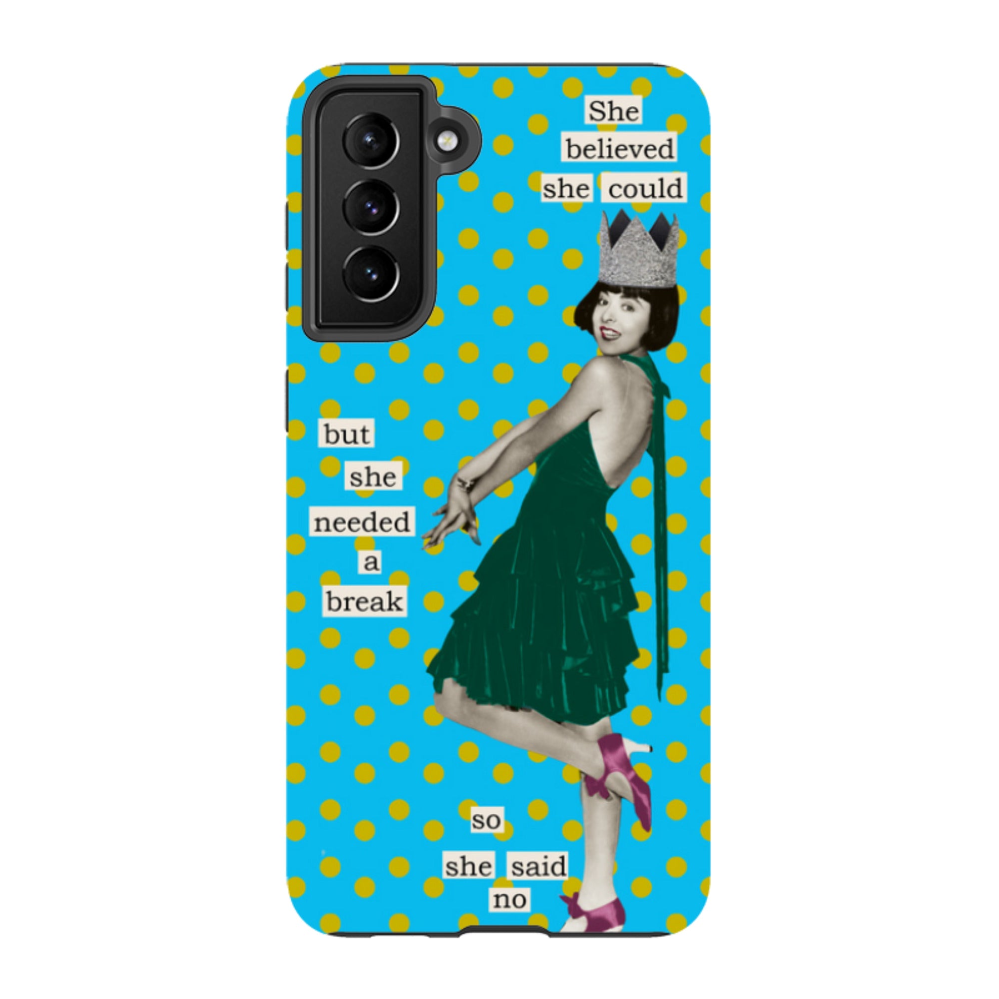 Samsung Tough Case - She Believed She Could By Clare Jordan