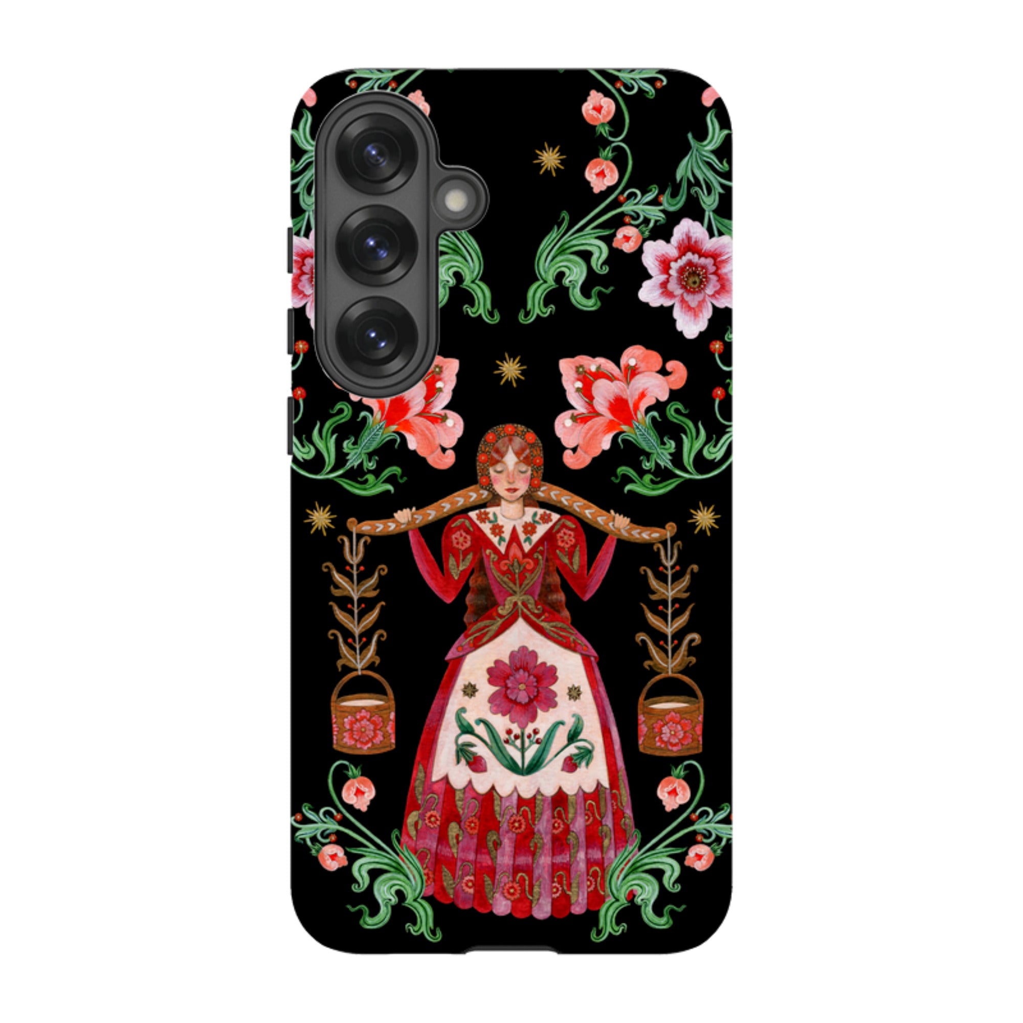 Samsung Tough  Case - Eight Maids A Milking By Maria Matos