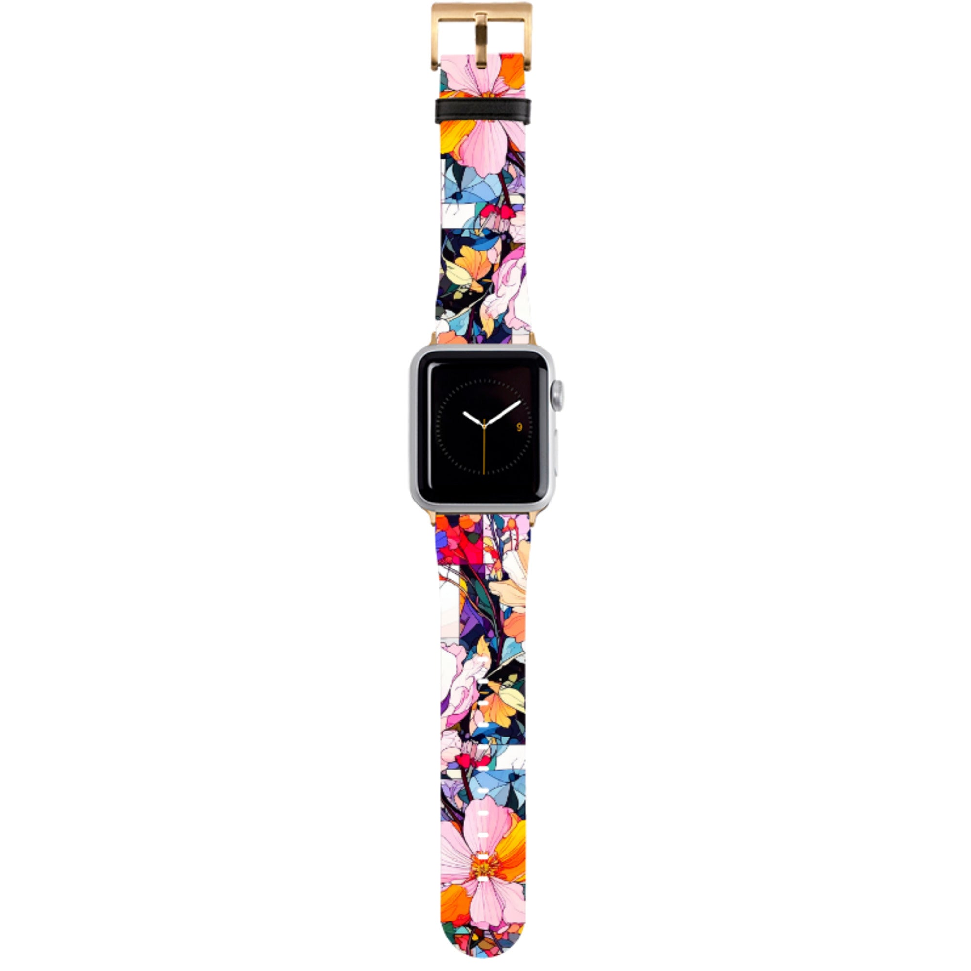 Block Floral Apple Watch Strap