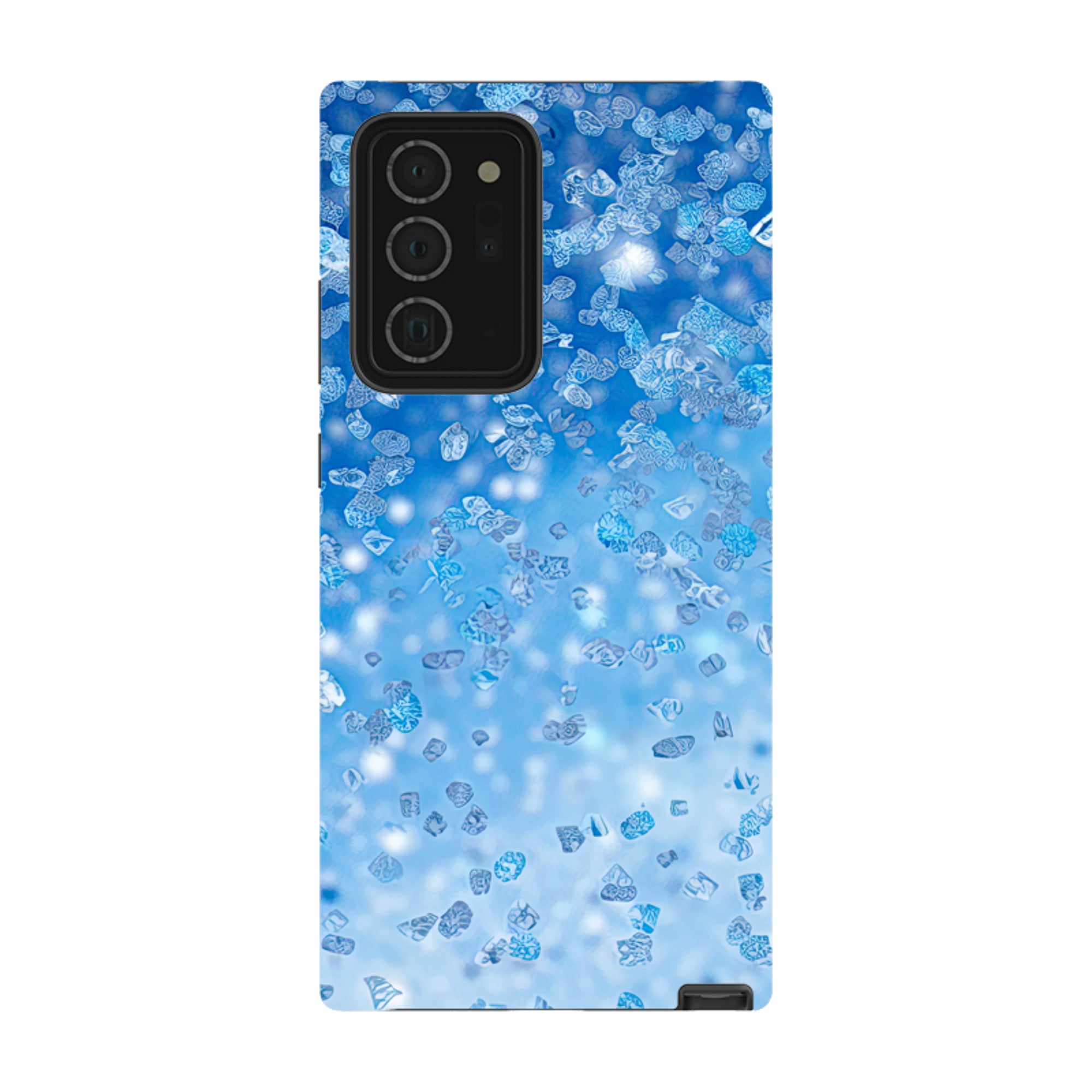Samsung Tough Case - Blue Glitter (Case Does Not Glitter)