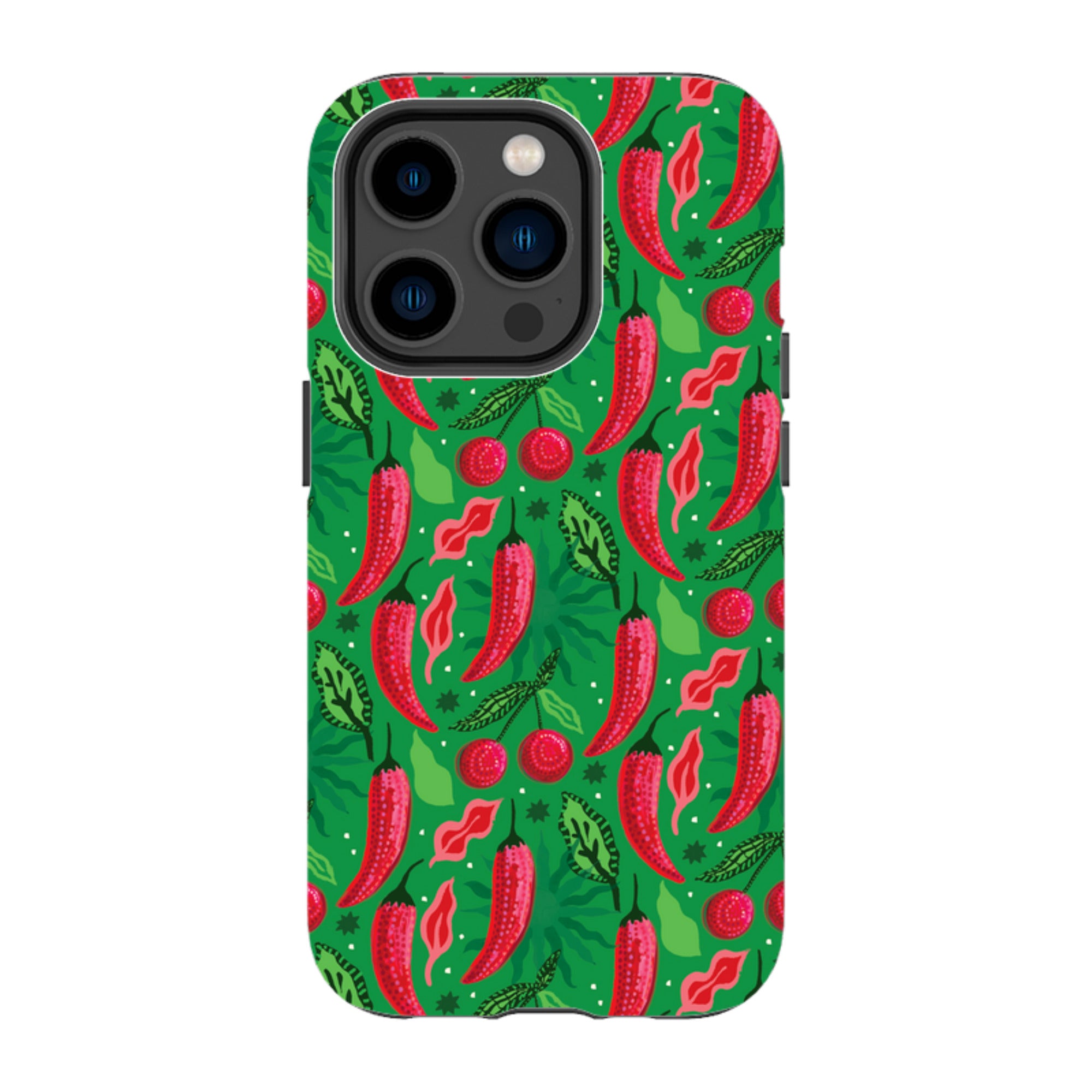 iPhone Tough Case - Chilli Cherry By Emma Frances Grant