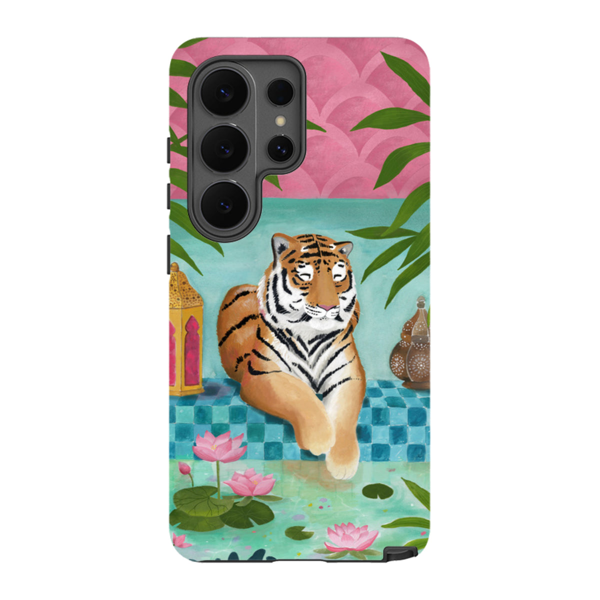 Samsung Tough Case - Lotus Tiger By Bex Parkin