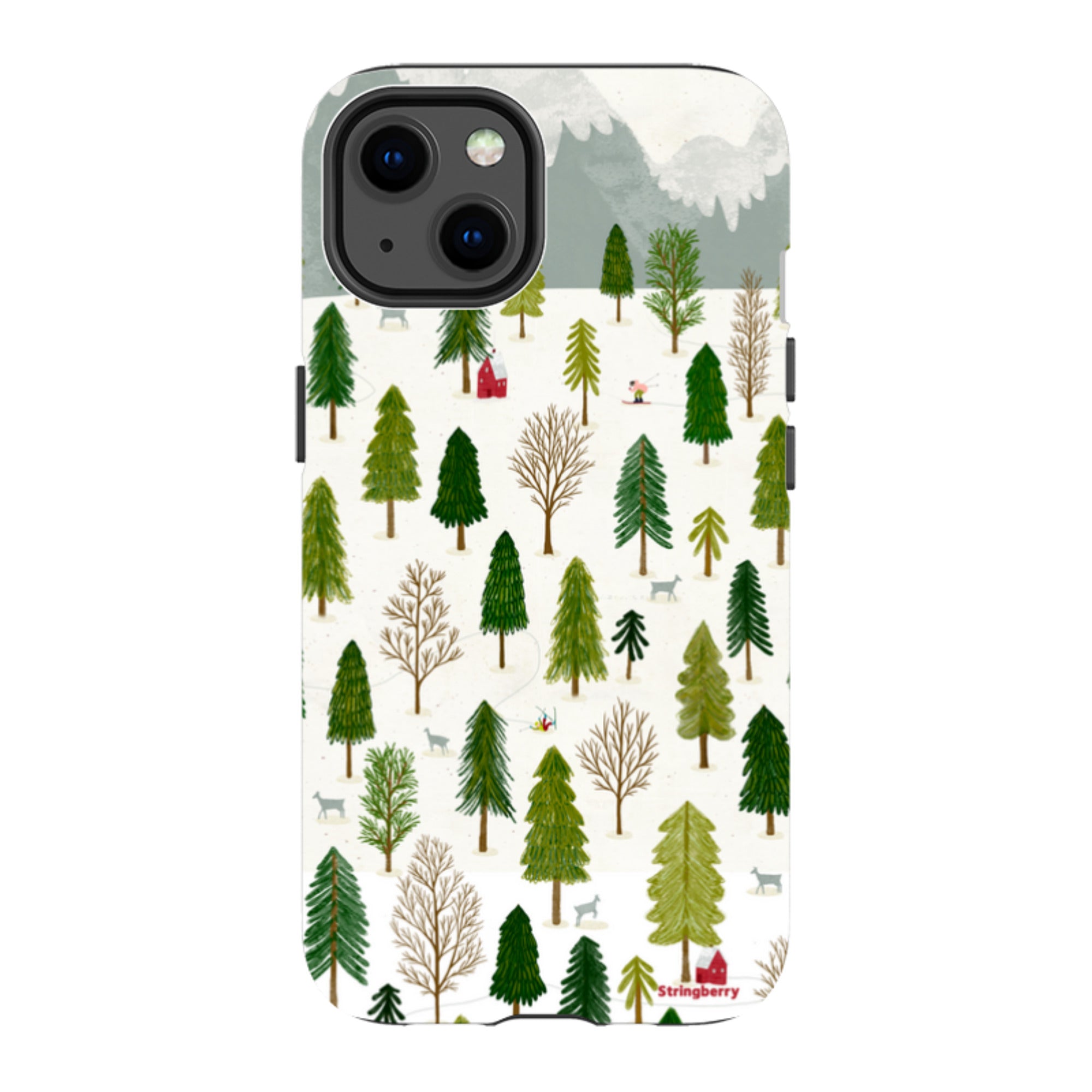 iPhone Tough Case - Winter Landscape III By Katherine Quinn