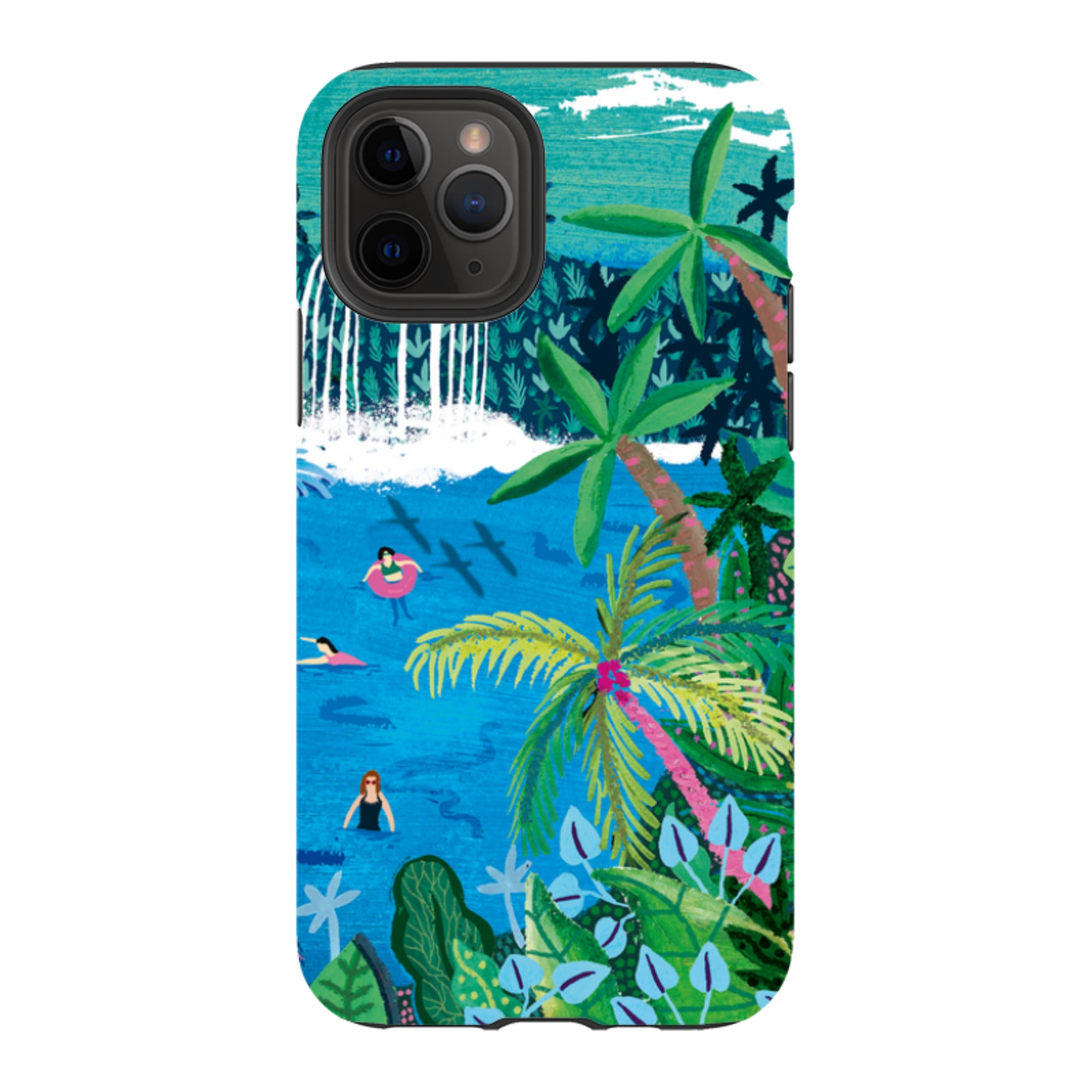 iPhone Tough Case - Palm Pool II By Emma Frances Grant