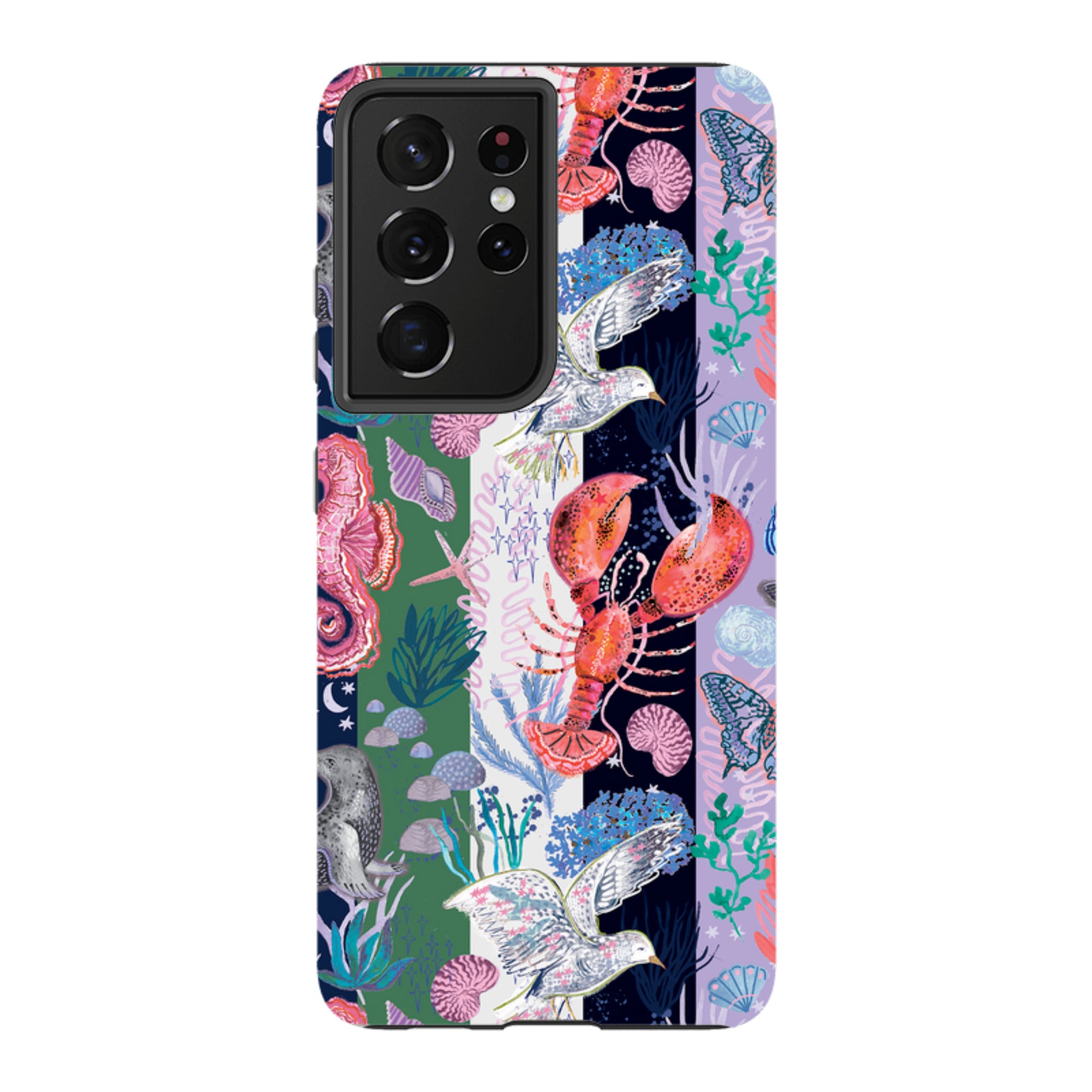 Samsung Tough  Case - Coastal Calling Stripe I By Emma Frances Grant