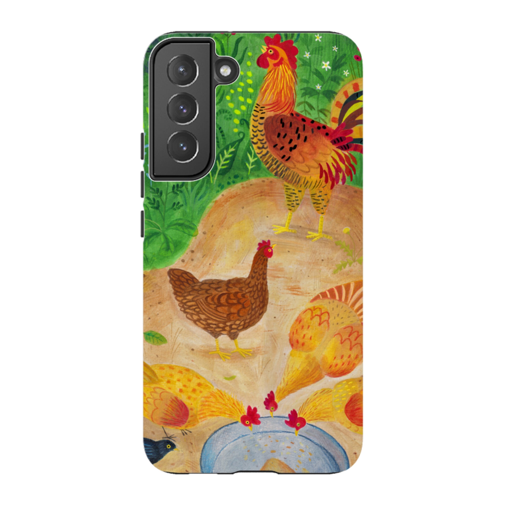 Samsung Tough Case - Chickens By Bex Parkin