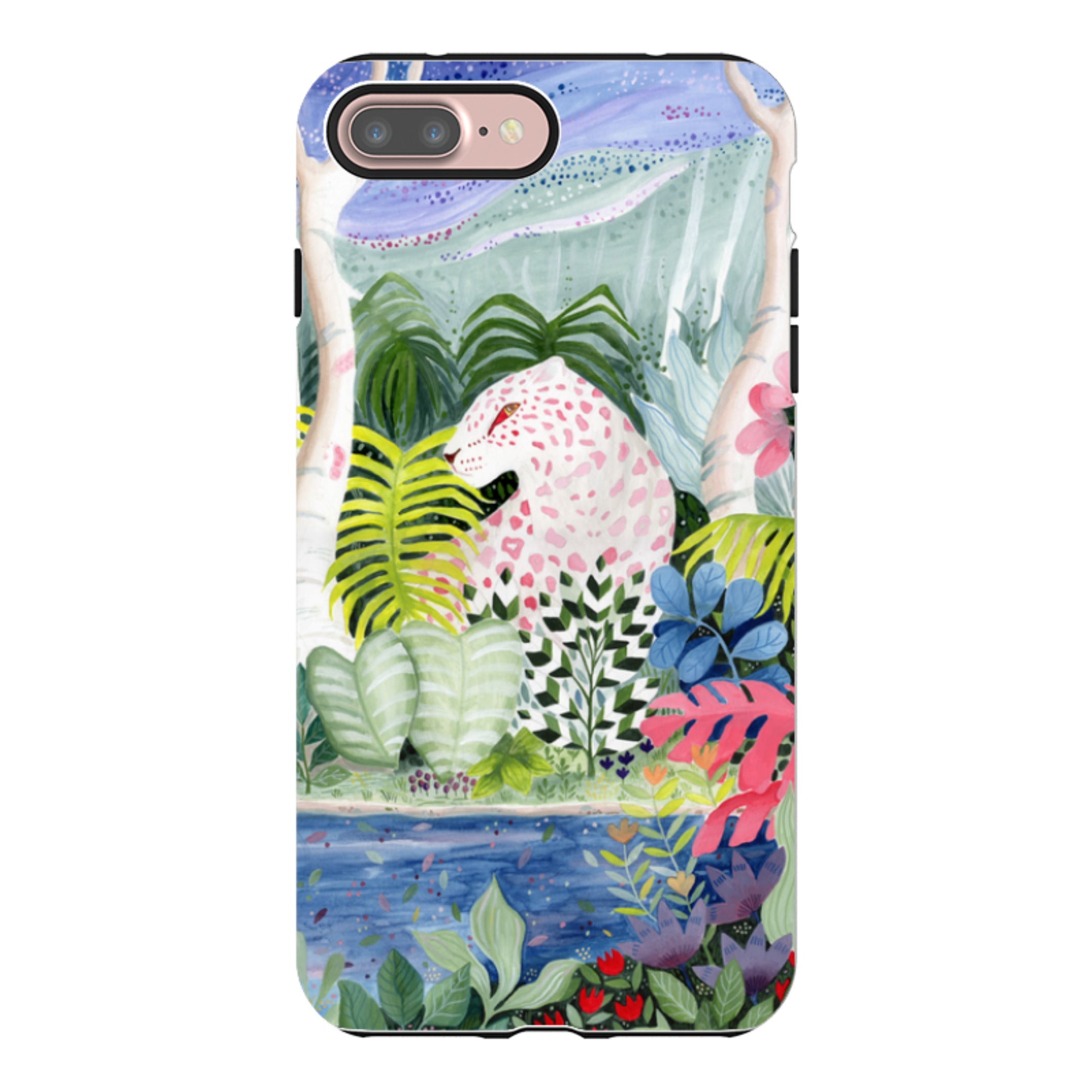 iPhone Tough Case - Cosmic Leopard By Bex Parkin
