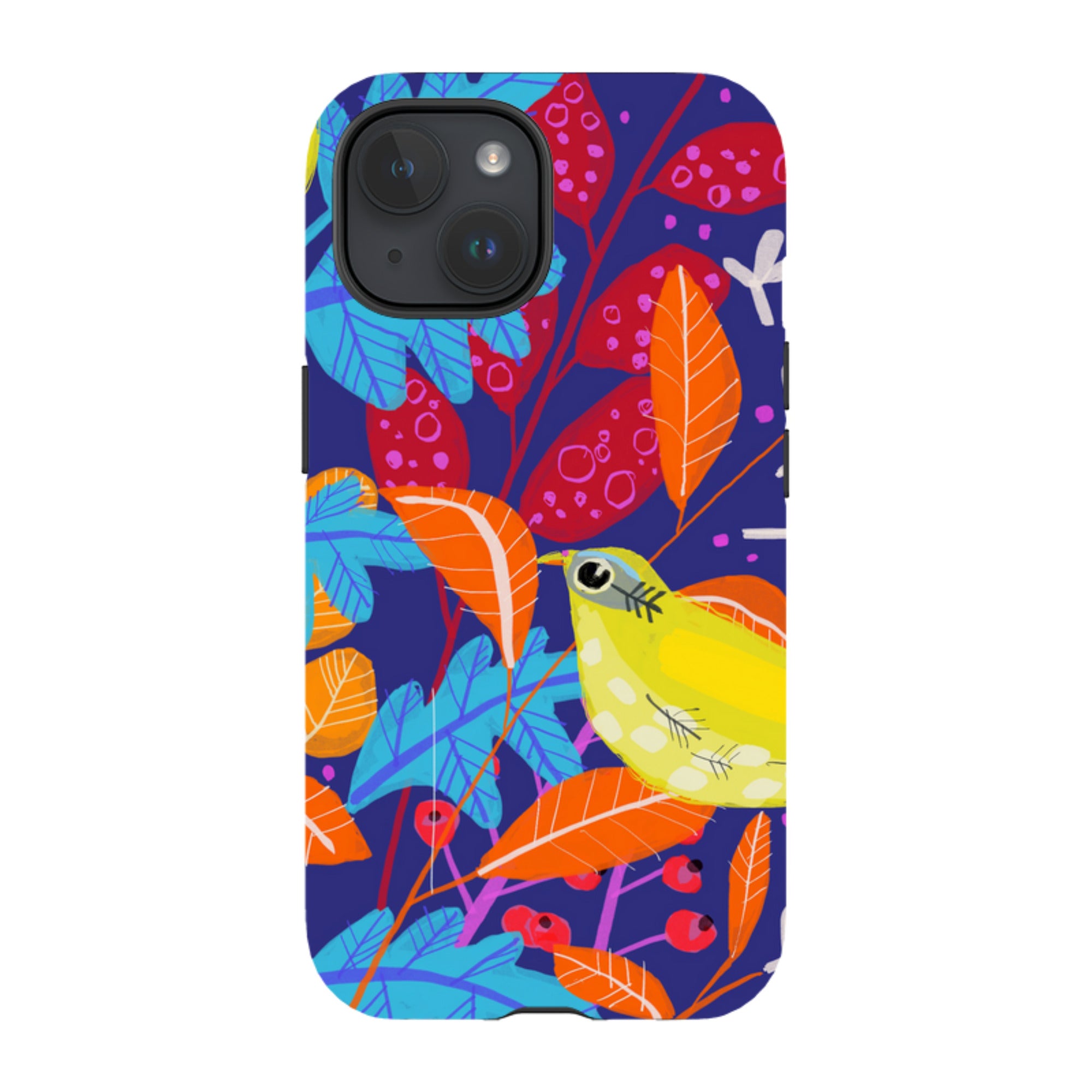 iPhone MagSafe Tough Case -  Yellow Bird By Claire West