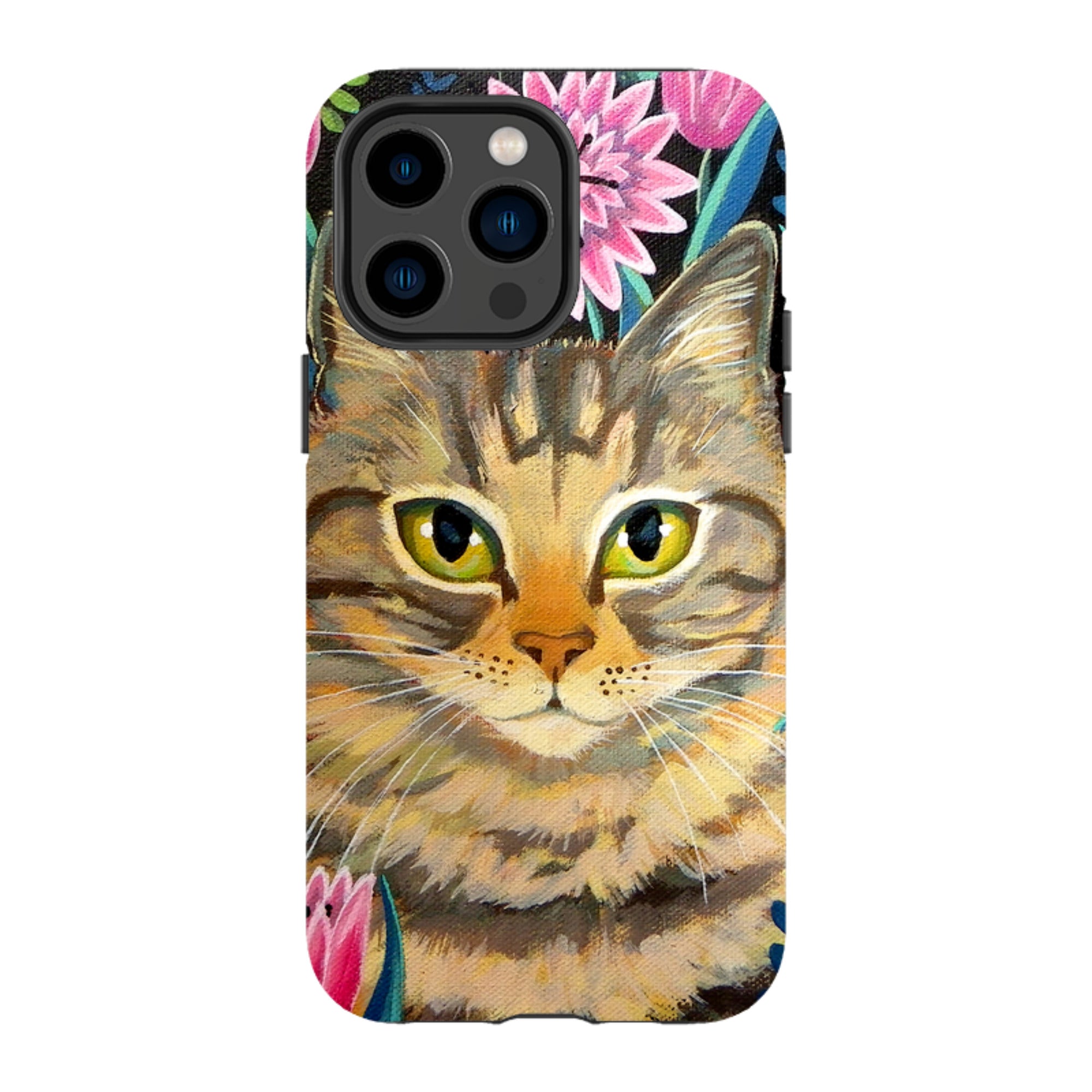 iPhone MagSafe Tough Case - Tabby Cat By Mary Stubberfield