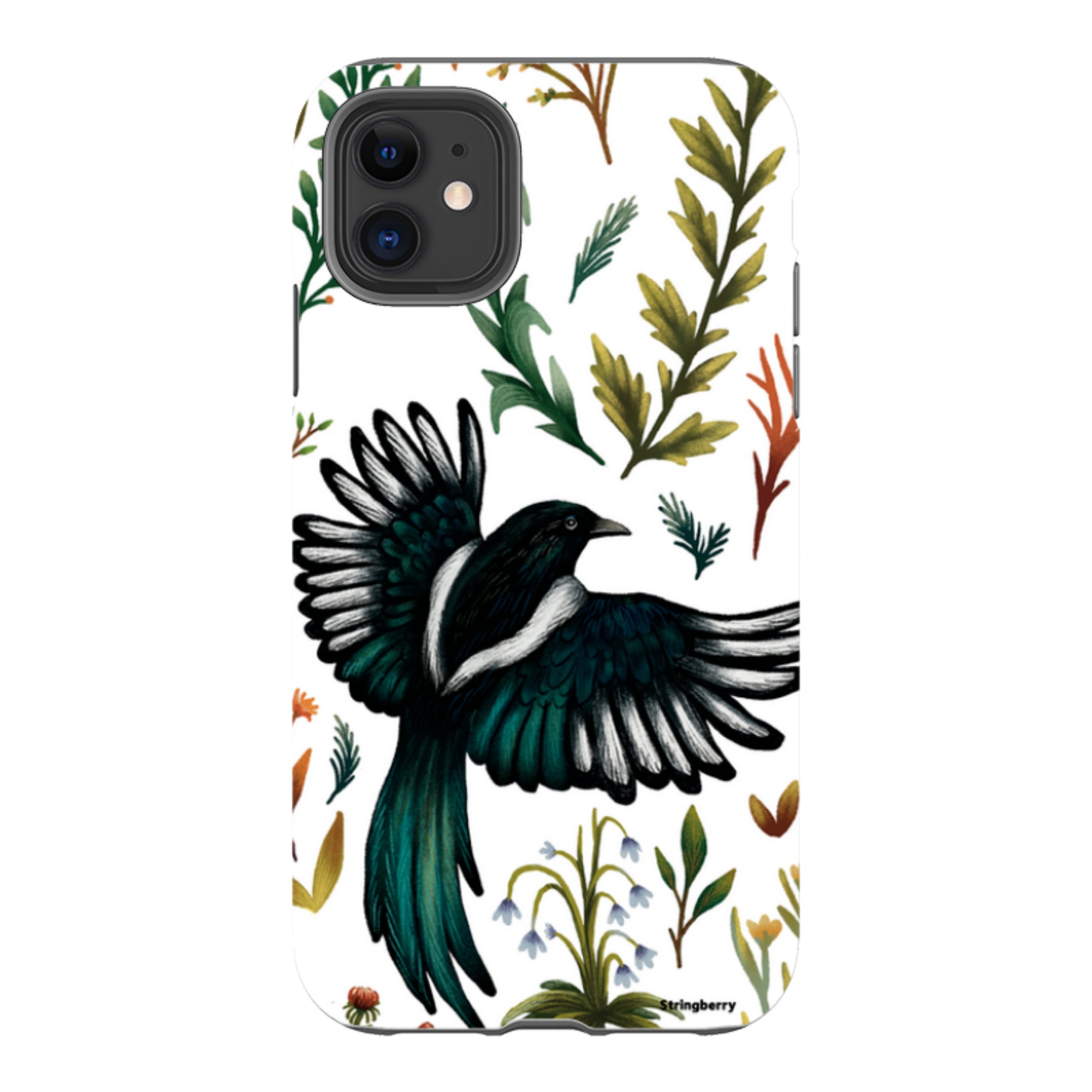 iPhone Tough Case - Magpie By Anna Stead