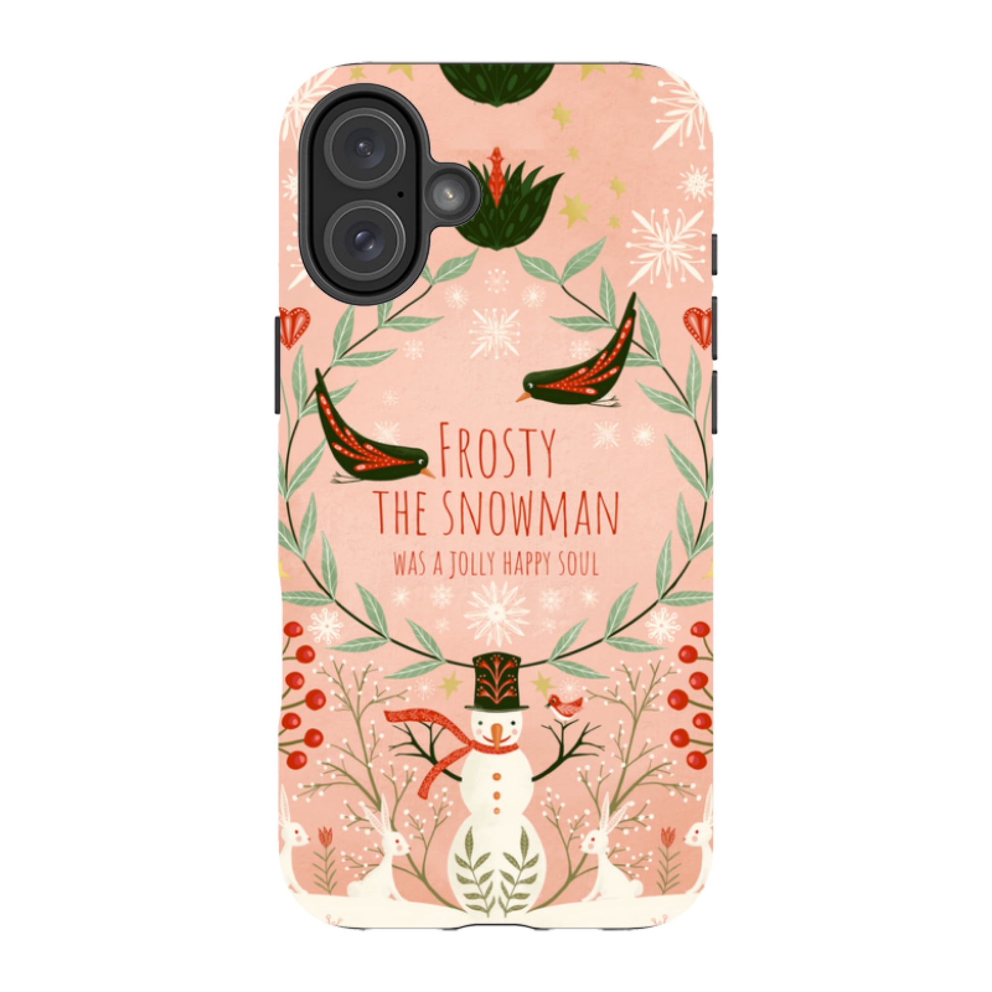iPhone Tough Case -Frosty The Snow Man By Maja Lindberg