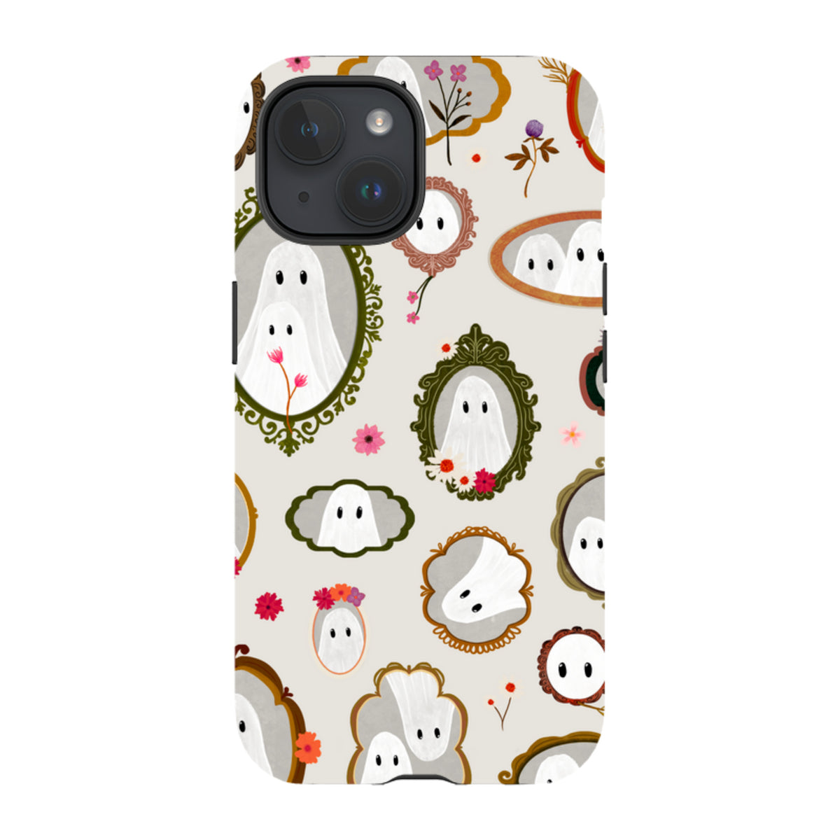 iPhone Tough Case - Framed Ghosts - Stone By Katherine Quinn