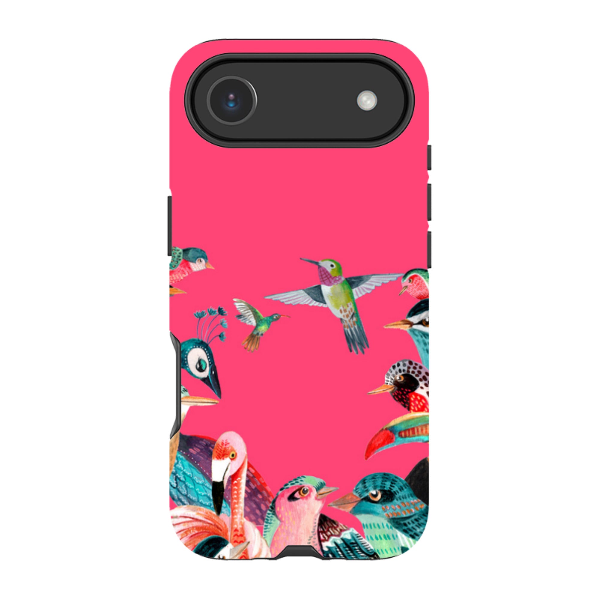 iPhone MagSafe Tough Case -  Pink Birds By Caroline Bonne Muller