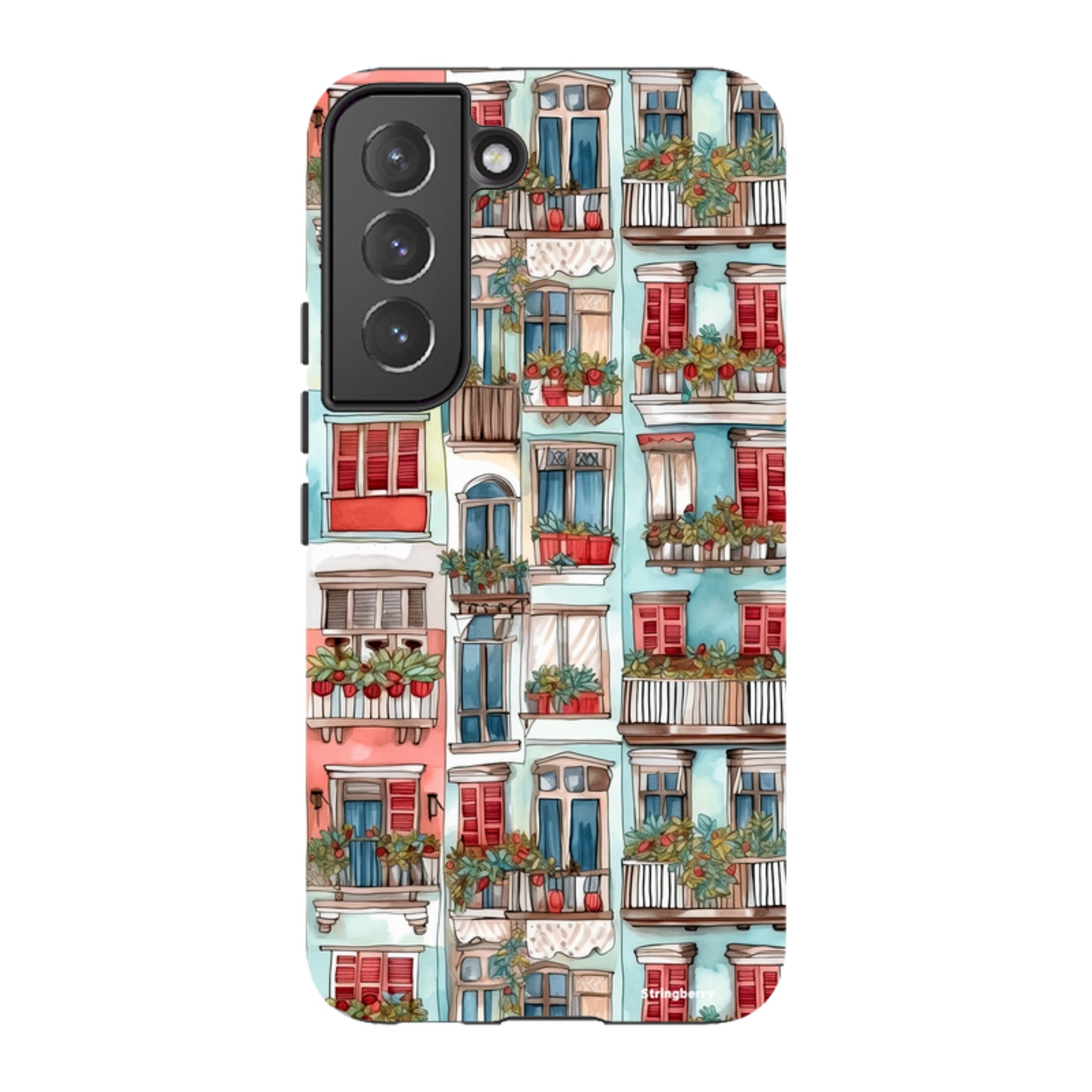 Samsung Tough Case - Floral Balcony