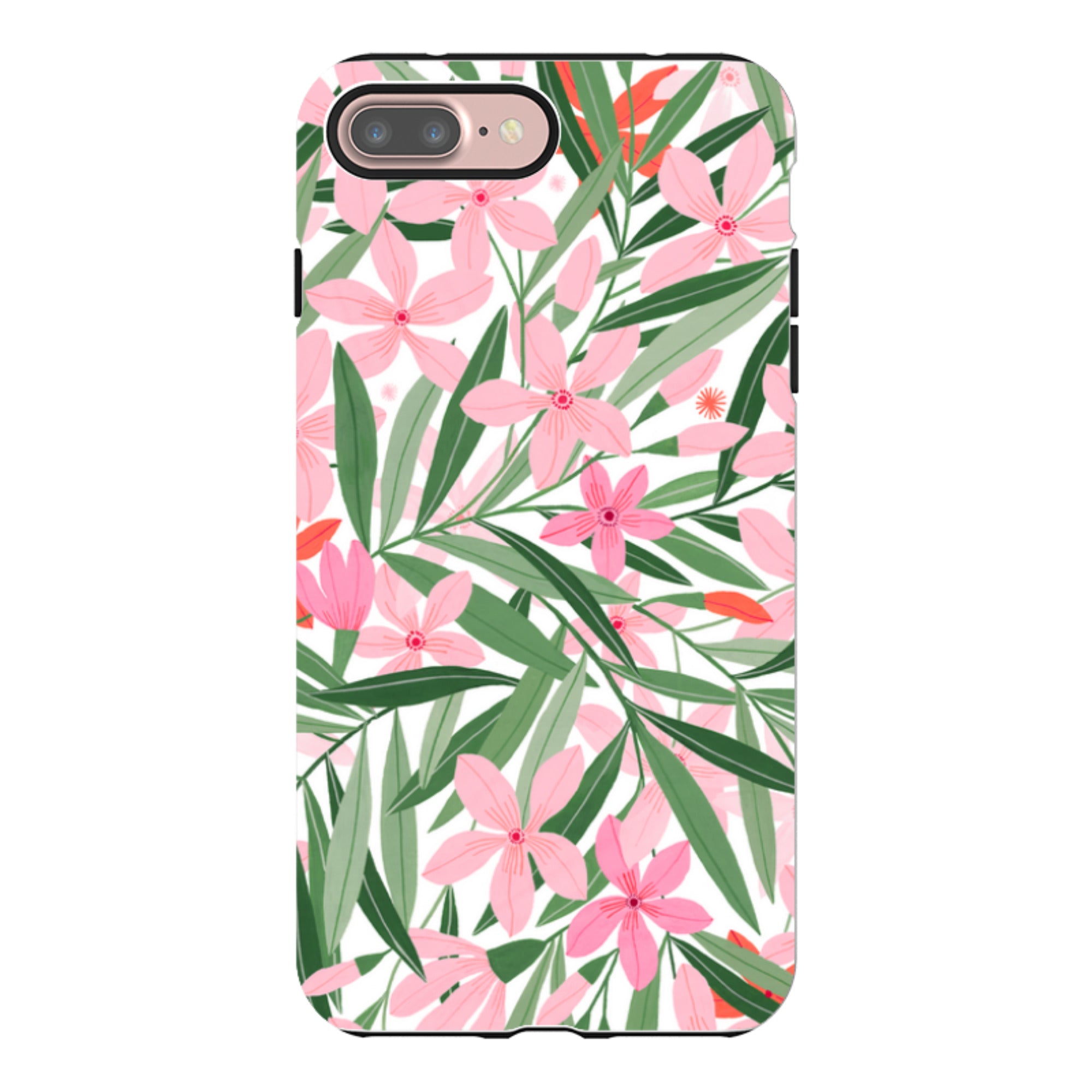 iPhone Tough Case - Oleandro Pattern By Madalina Andronic