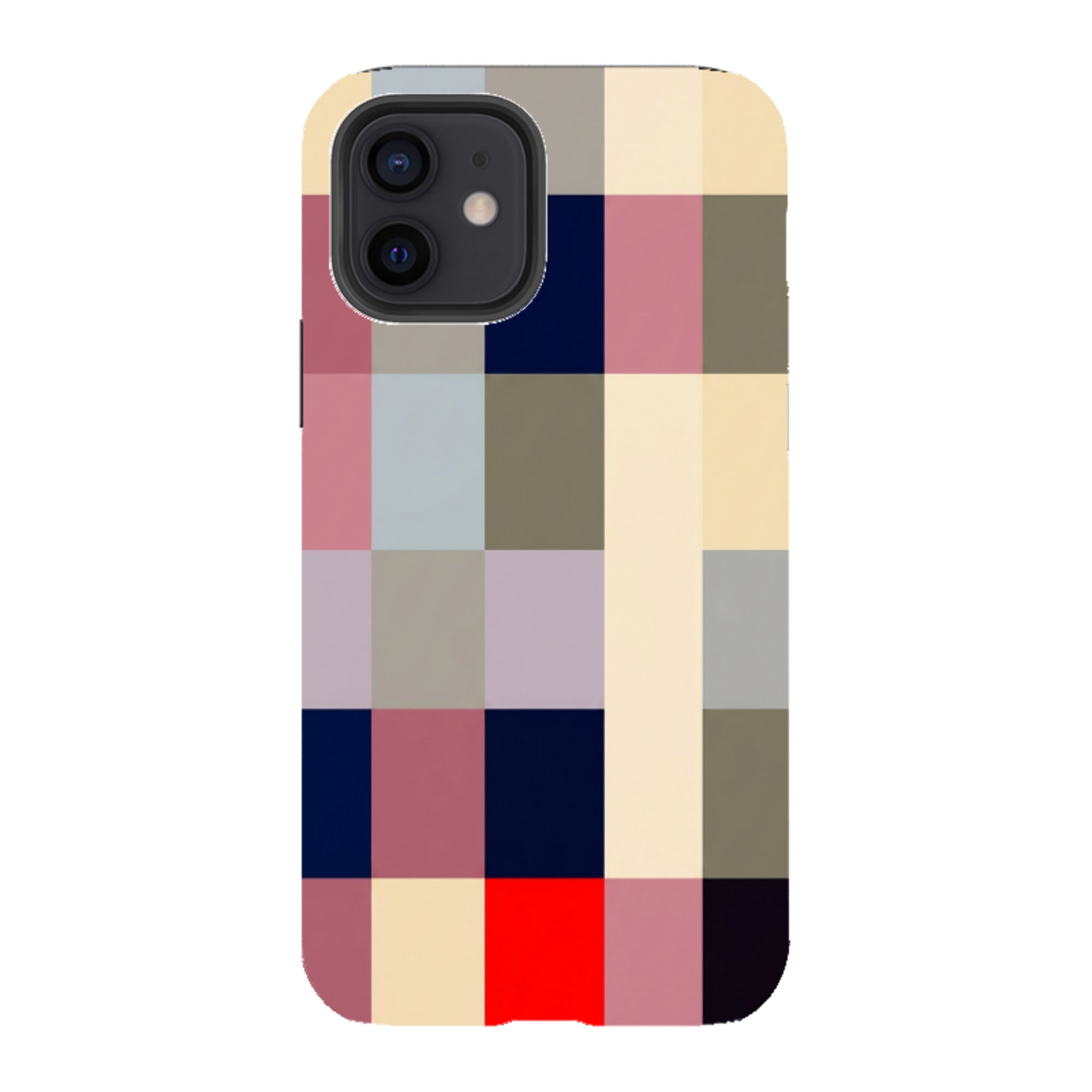 iPhone Tough Case - Retro Plaid