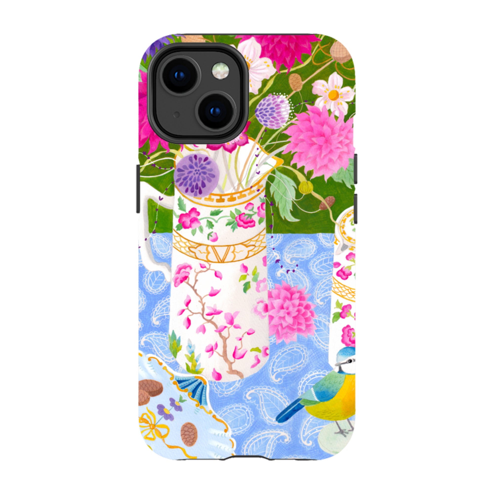 iPhone MagSafe Tough Case - Dahlias By Bex Parkin