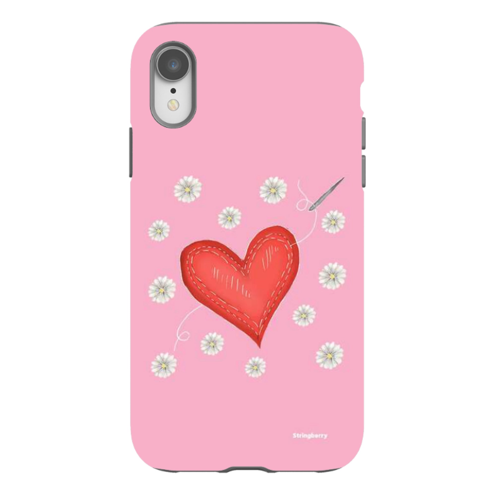 iPhone Tough Case - Love Heart Sewing By Catherine Rowe
