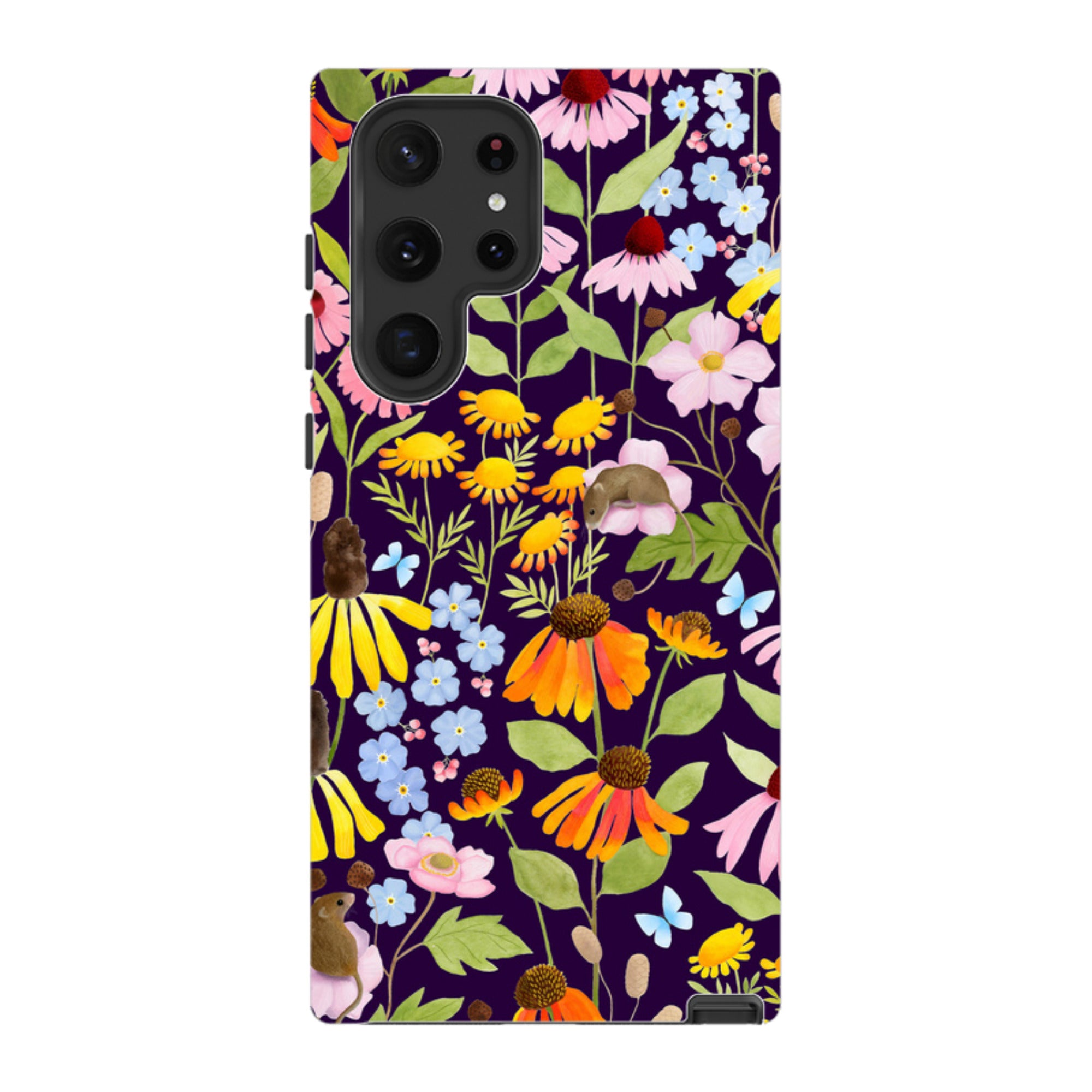 Samsung Tough Case - Mice And Wildflowers By Bex Parkin