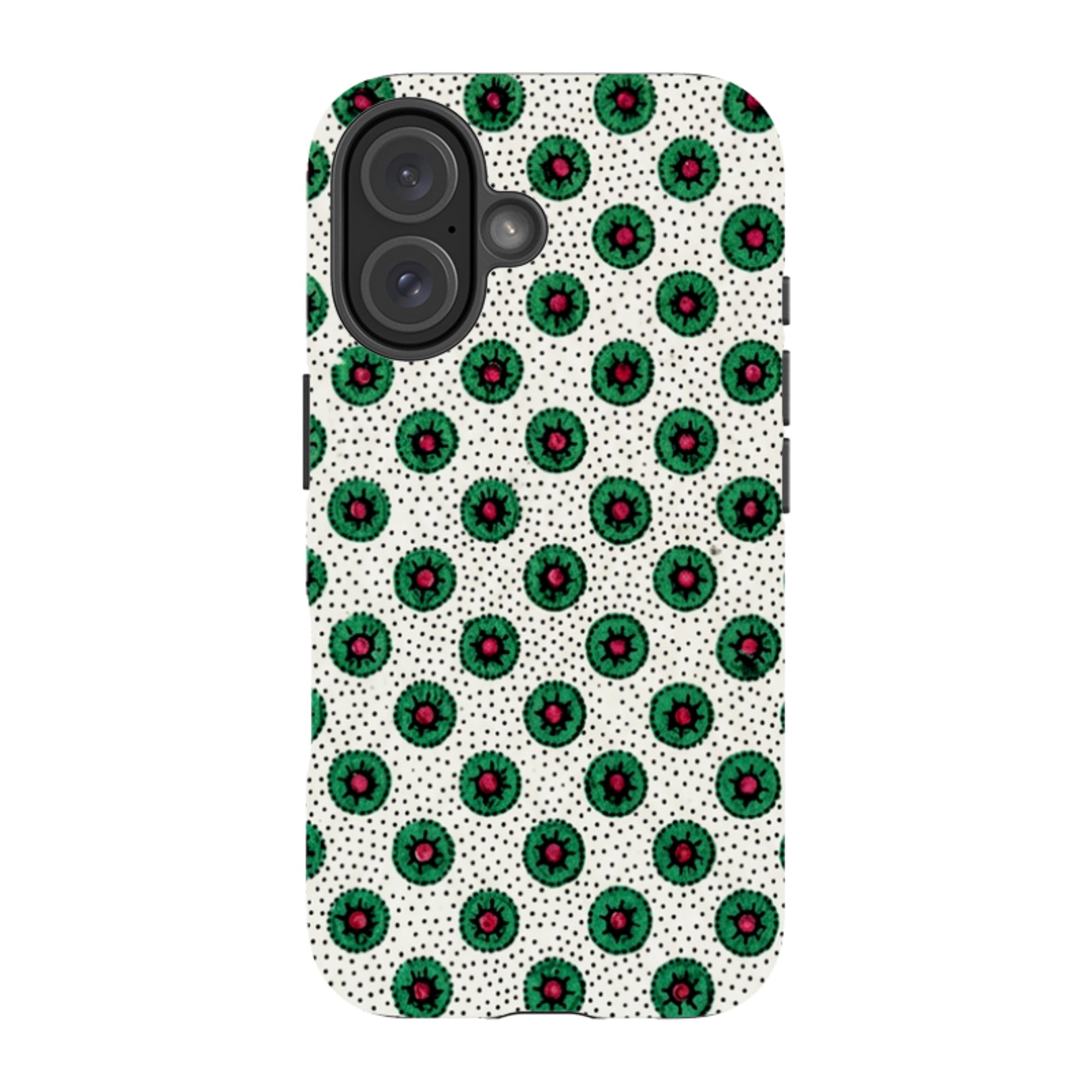iPhone Tough Case - Green Medallion