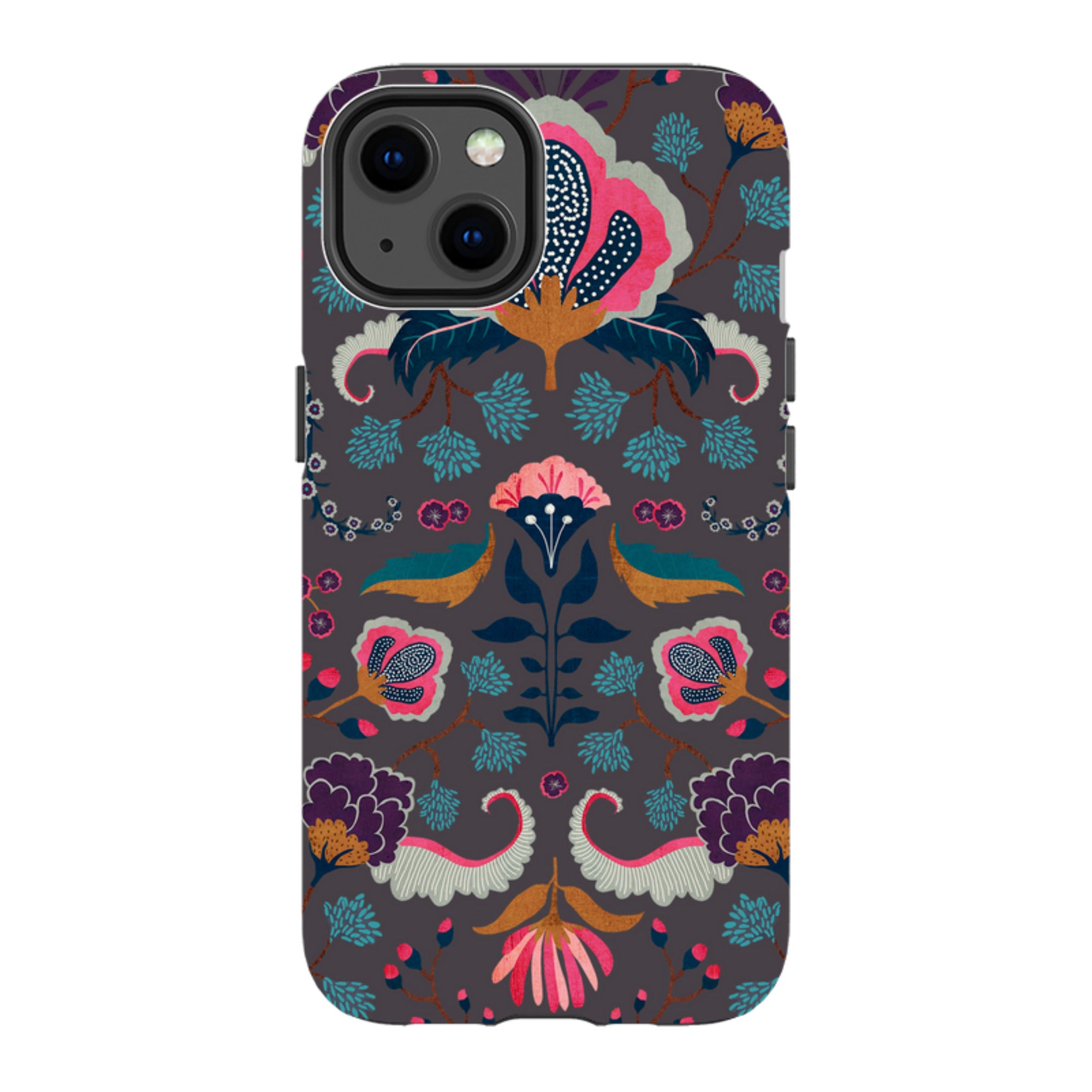 iPhone Tough Case - Folk Floral II By Katherine Quinn