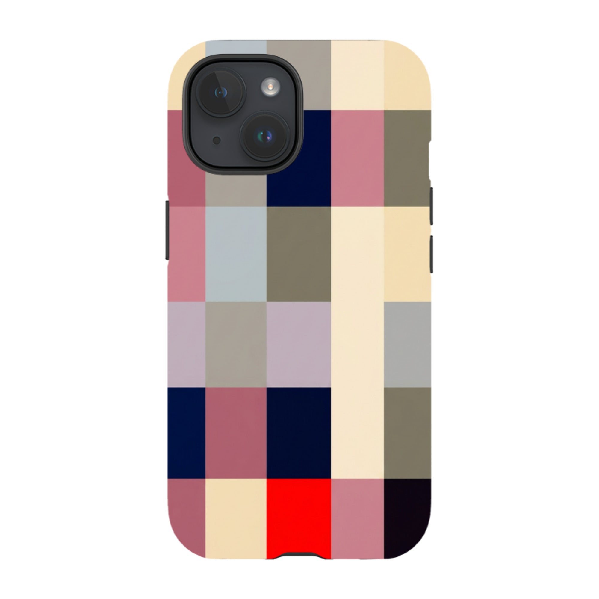 iPhone Tough Case - Retro Plaid