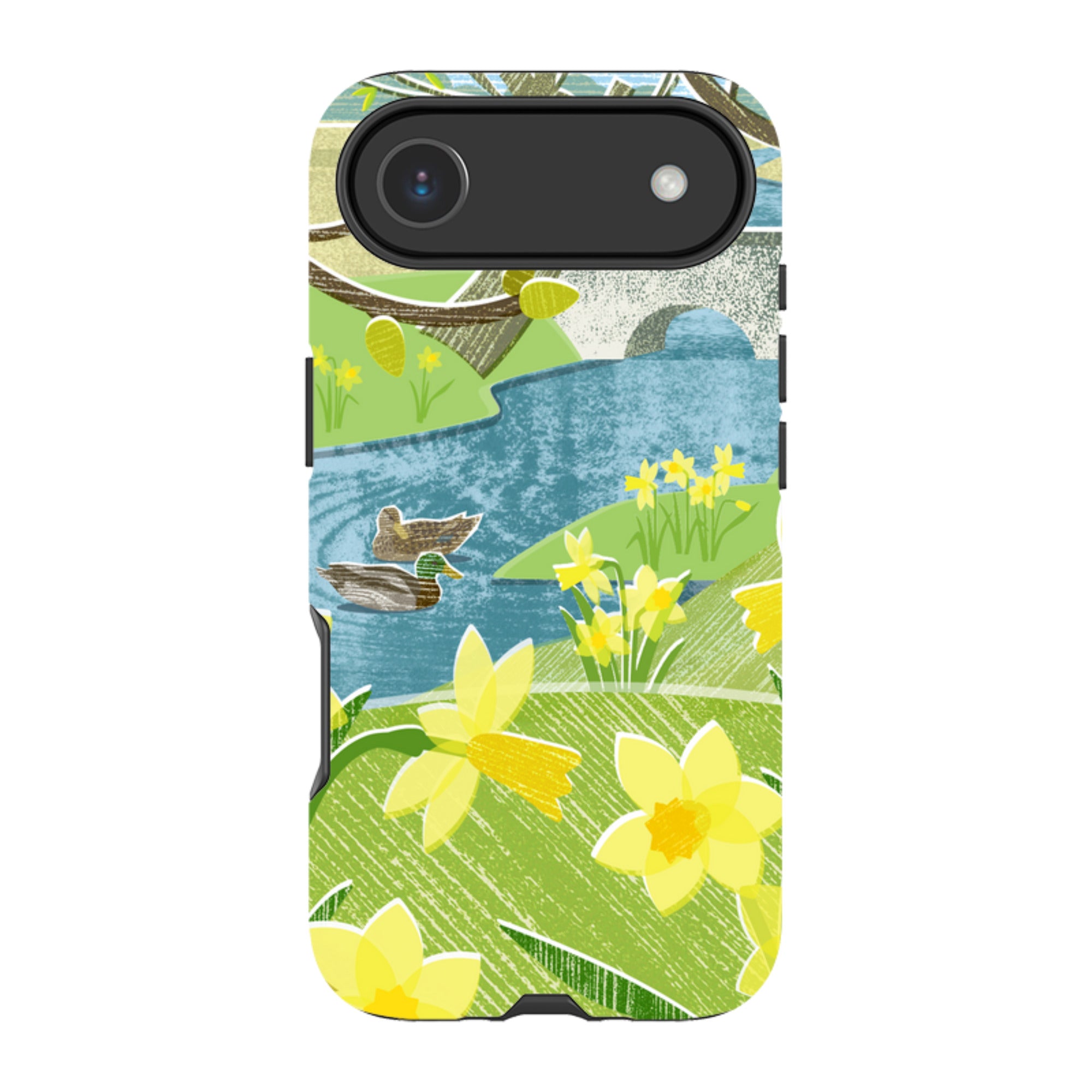 iPhone MagSafe Tough Case -  Daffs and Ducks By Liane Payne