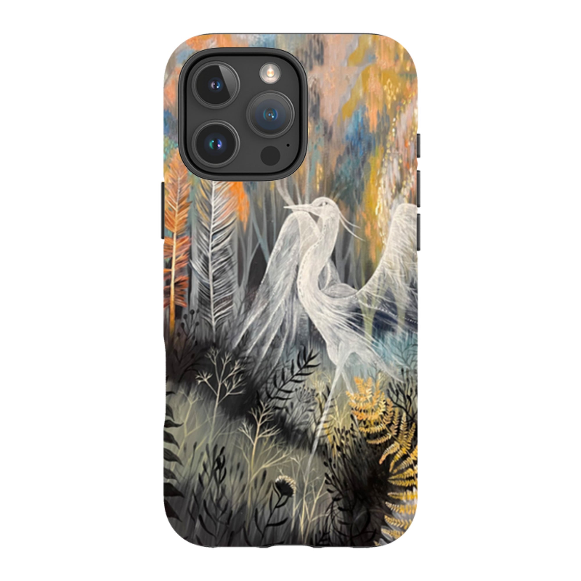 iPhone MagSafe Tough Case -  Ghost Heron By Mia Underwood