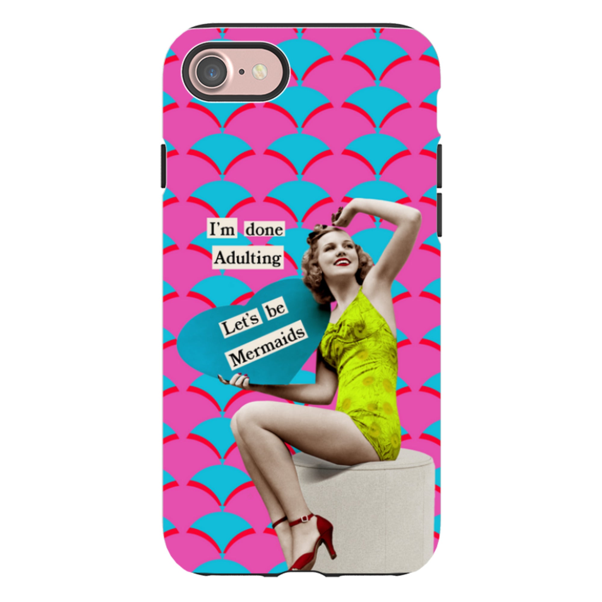 iPhone Tough Case - Mermaid By Clare Jordan