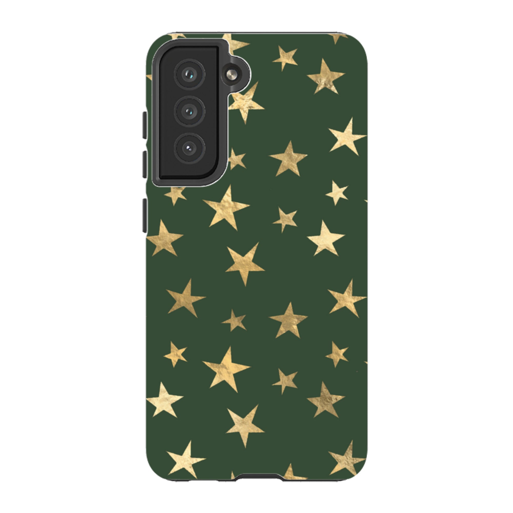 Samsung Tough Case - Green and Gold Stars