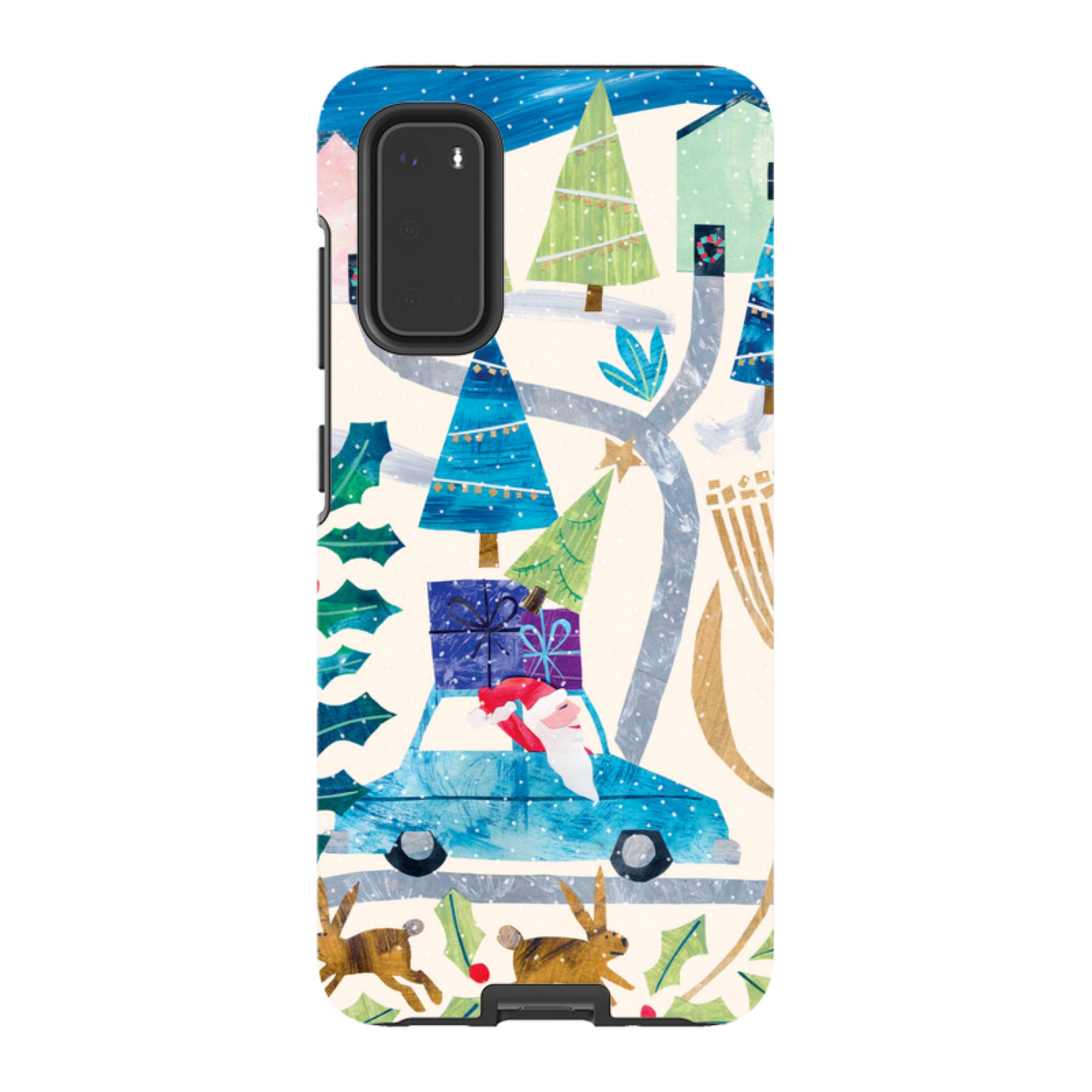 Samsung Tough Case - Santa Driving Home By Tracey English