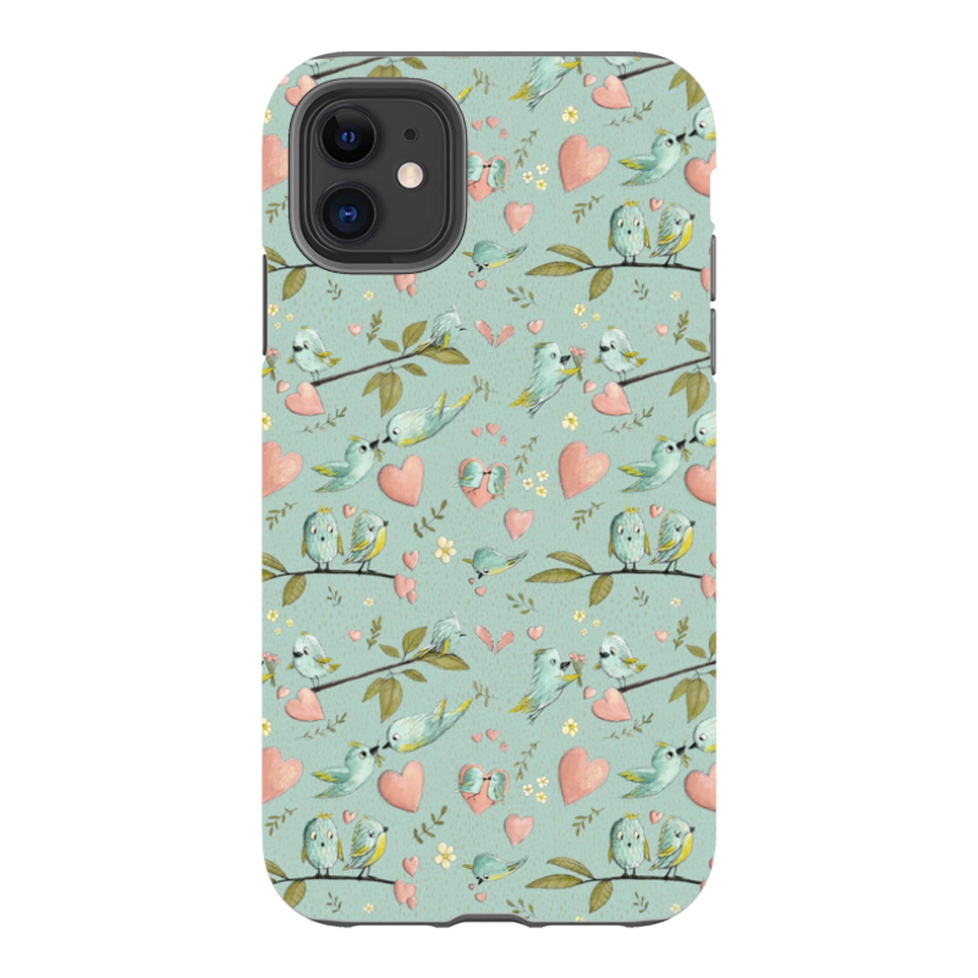 iPhone Tough Case - Love Is In The Air Pattern By Maja Lindberg