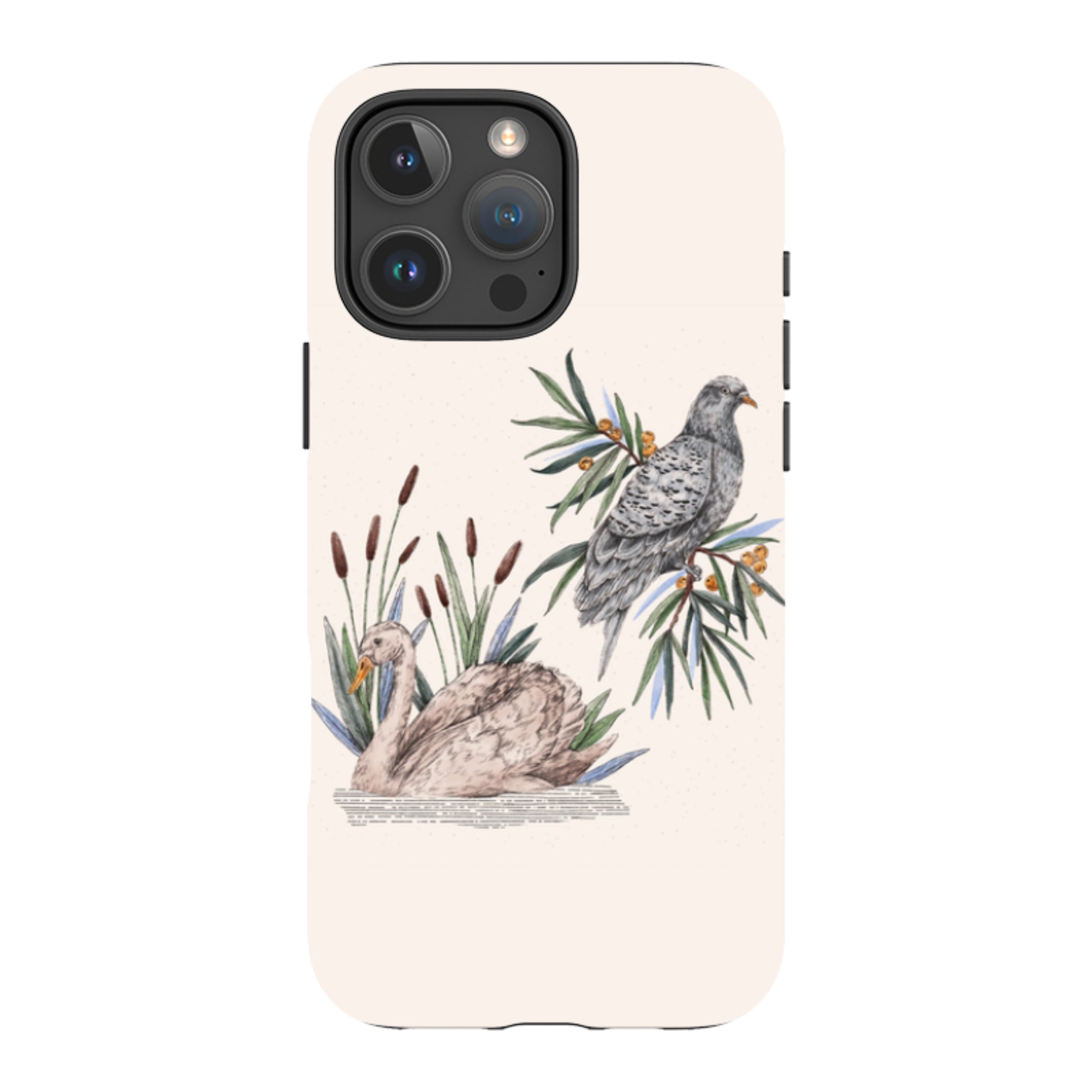 iPhone MagSafe Tough Case -  Swan Pigeon By Jade Mosinski