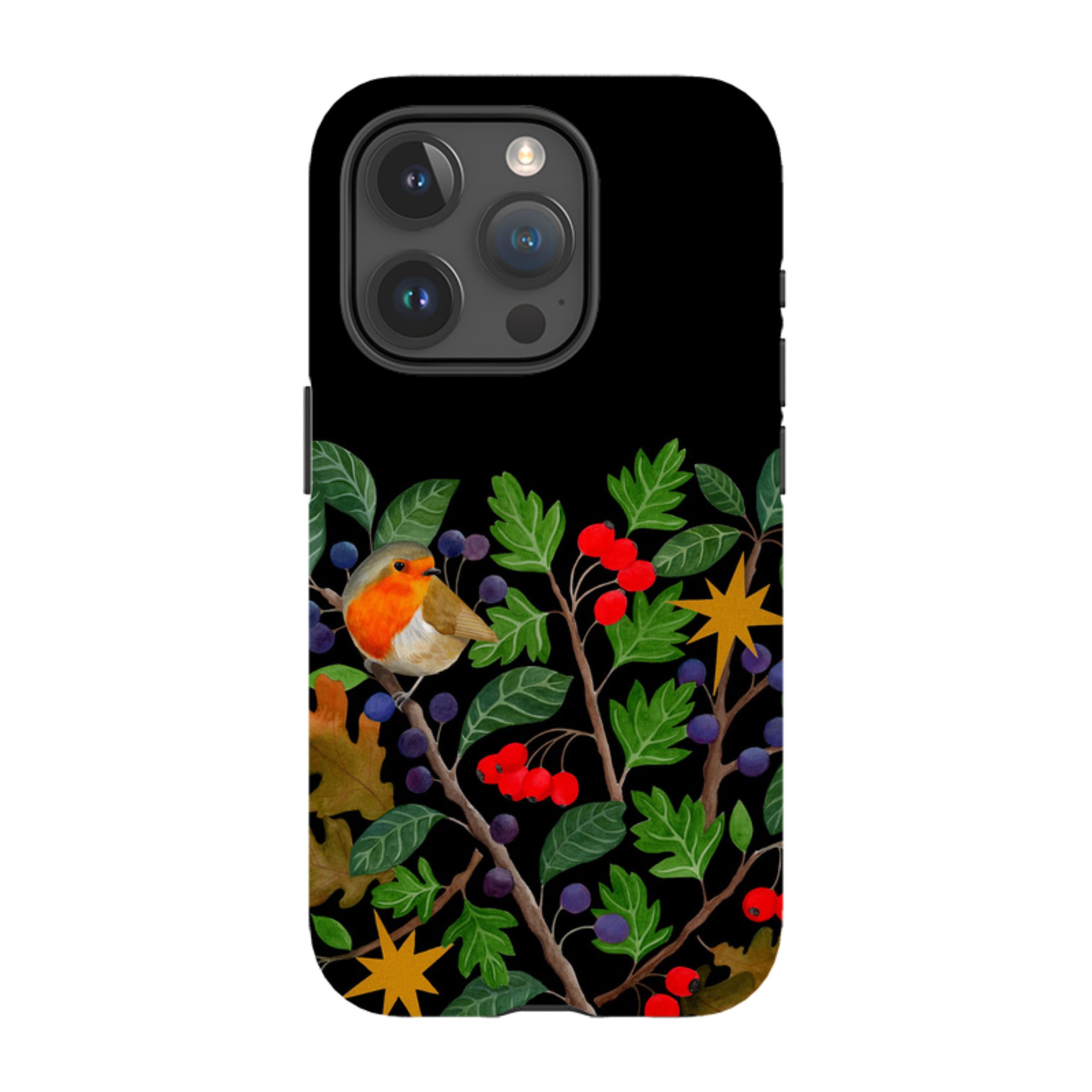 iPhone Tough Case - Sloe Robin By Bex Parkin