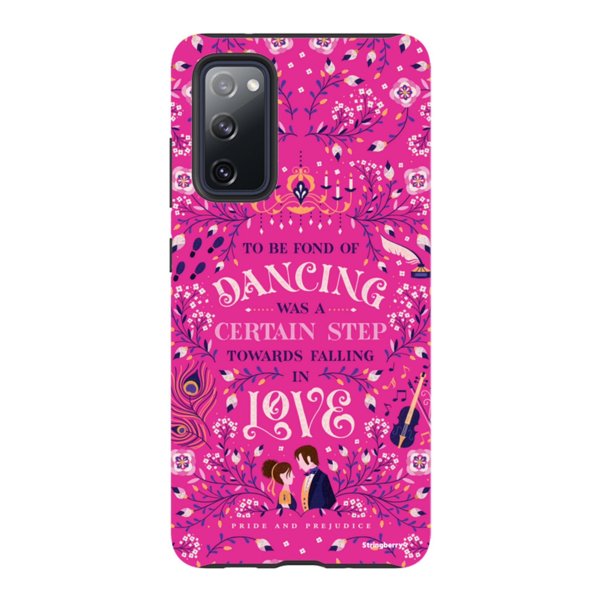 Samsung Tough Case - Pride And Prejudice Pink By Jenny Zemanek