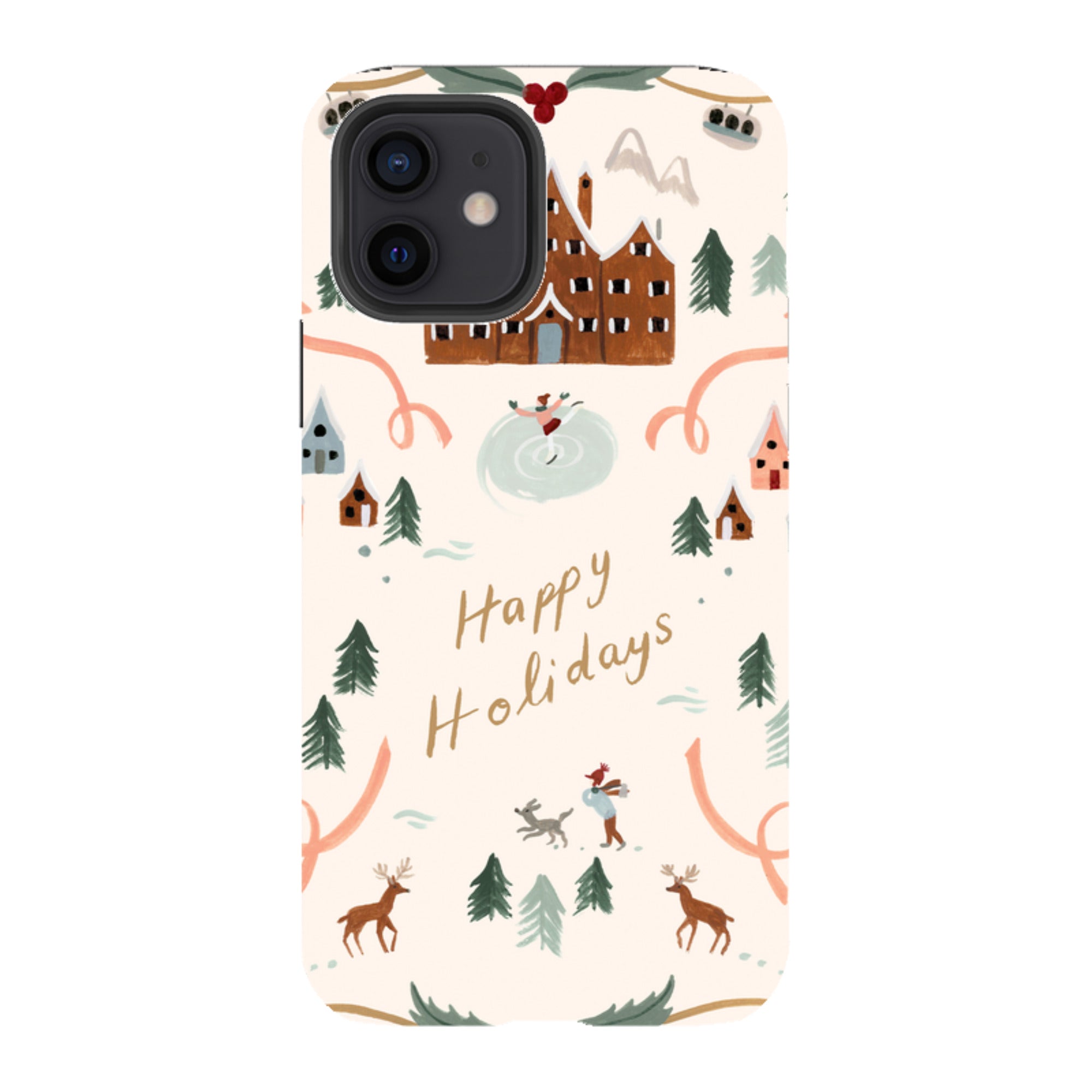 iPhone Tough Case - Happy Holidays By Bex Parkin