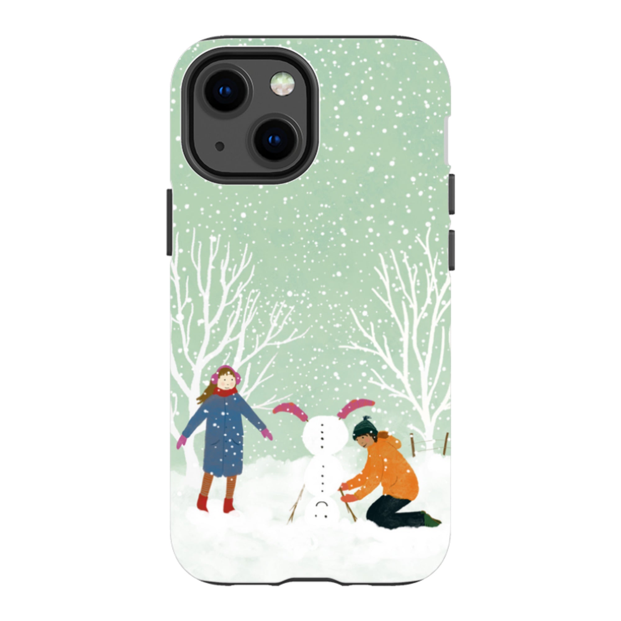 iPhone Tough Case - Snowball Building By Katherine Quinn