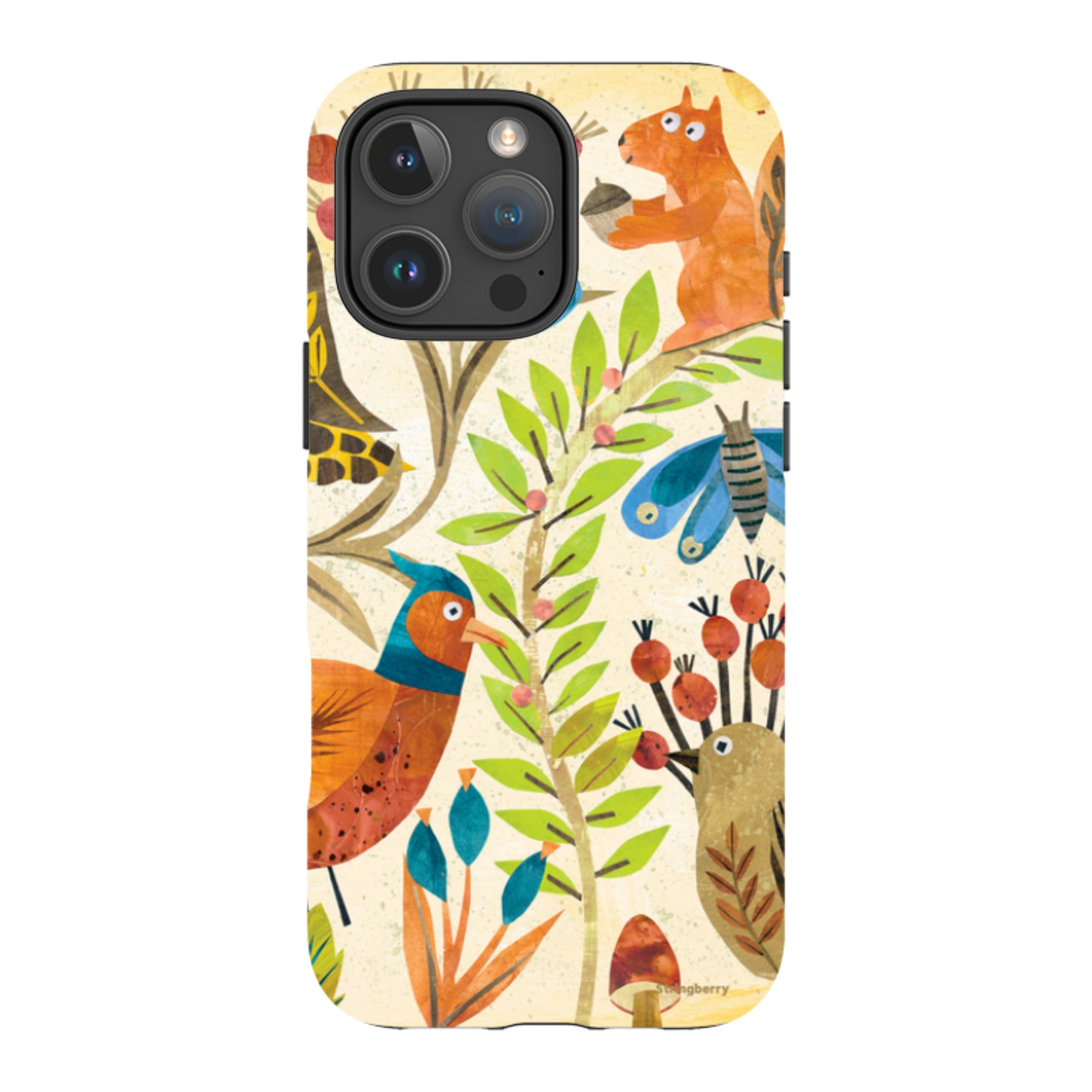 iPhone Tough Case - Woodland Friends By Tracey English