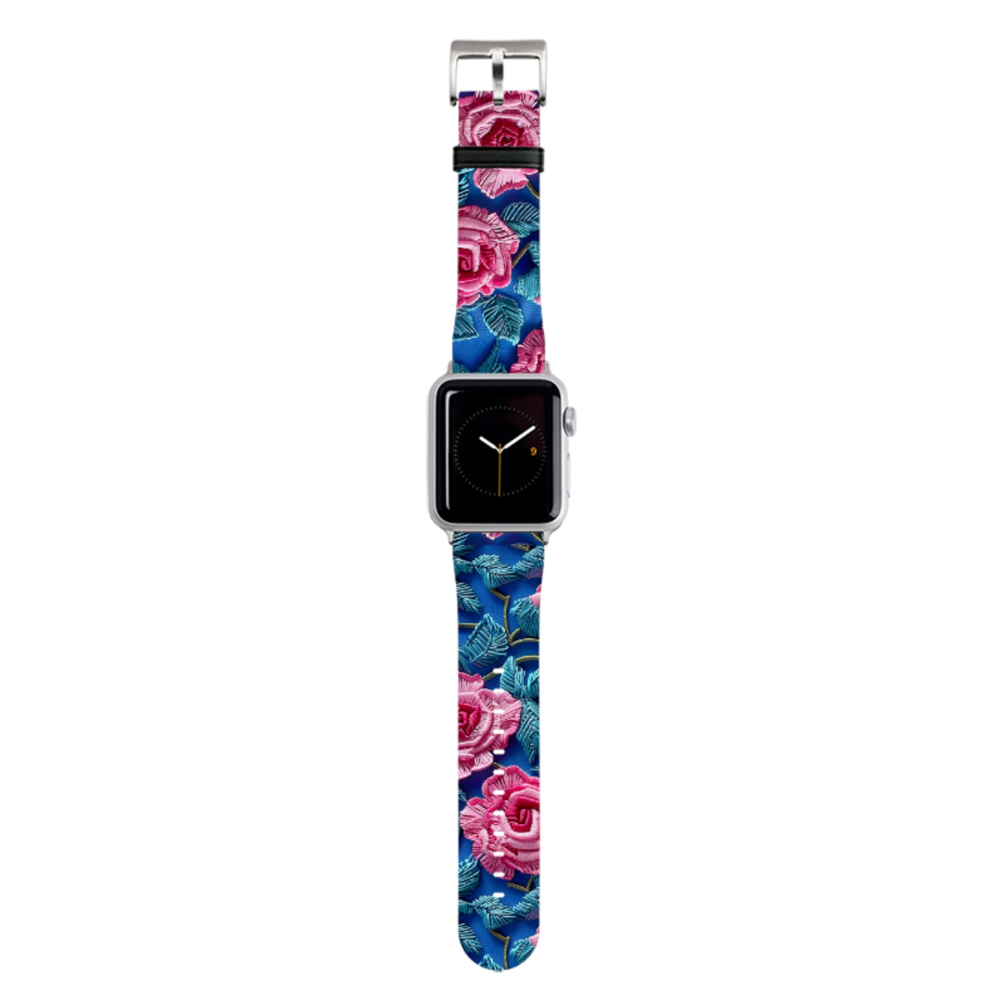 Blue Summer Roses Apple Watch Strap