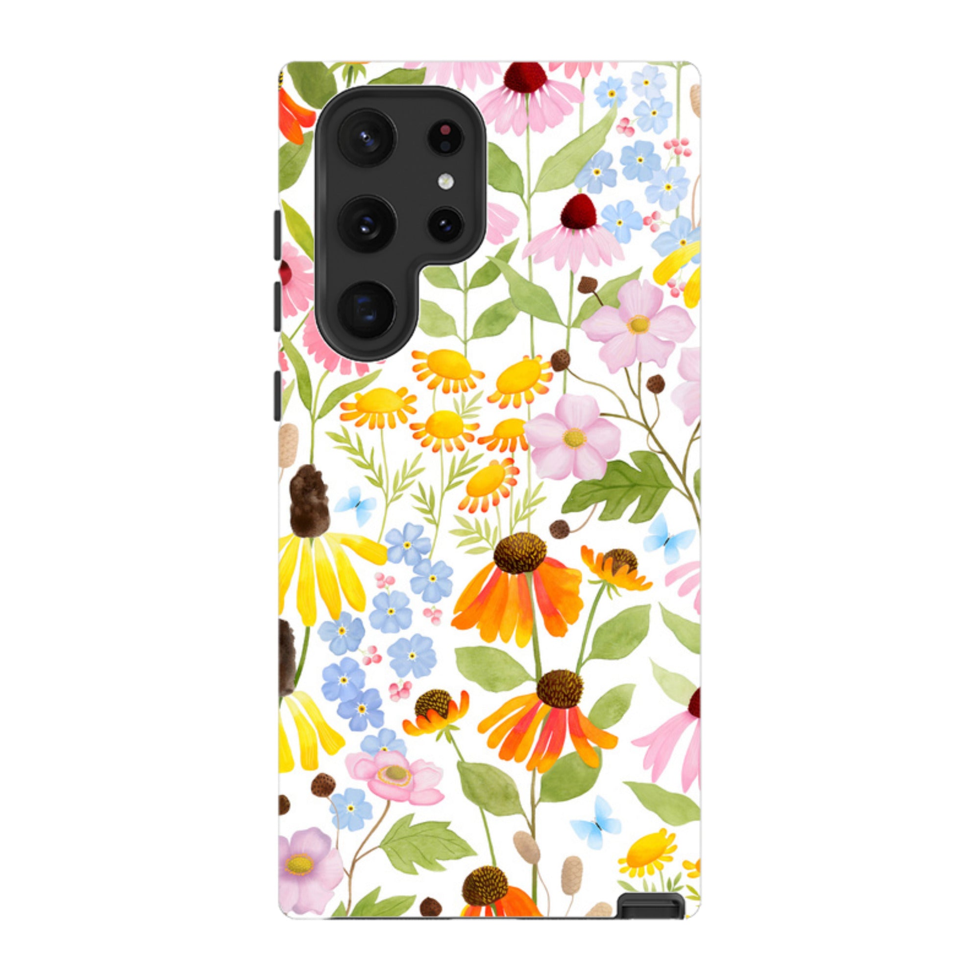 Samsung Tough Case - Wildflower Pattern By Bex Parkin