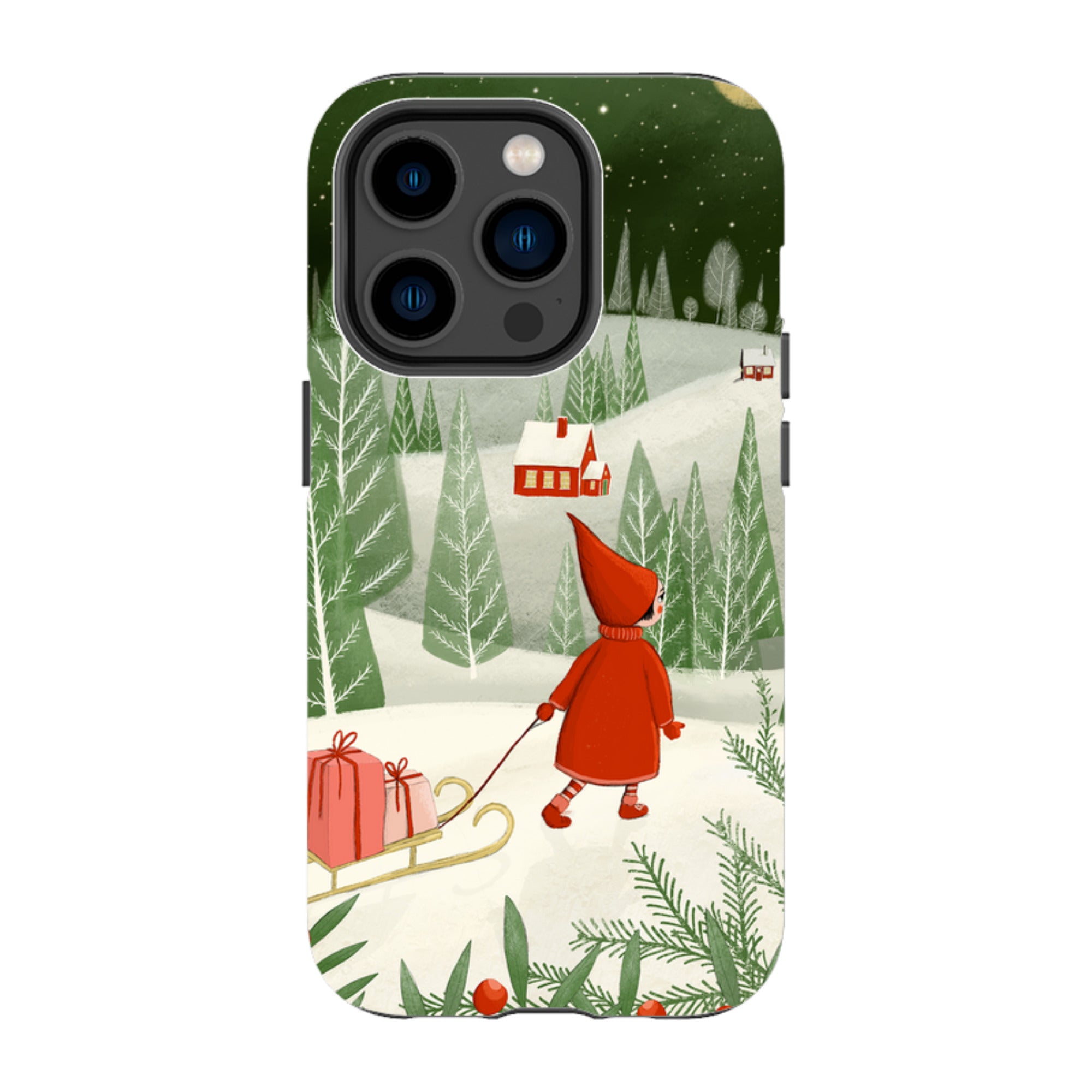 iPhone Tough Case - Christmas Night By Maja Lindberg