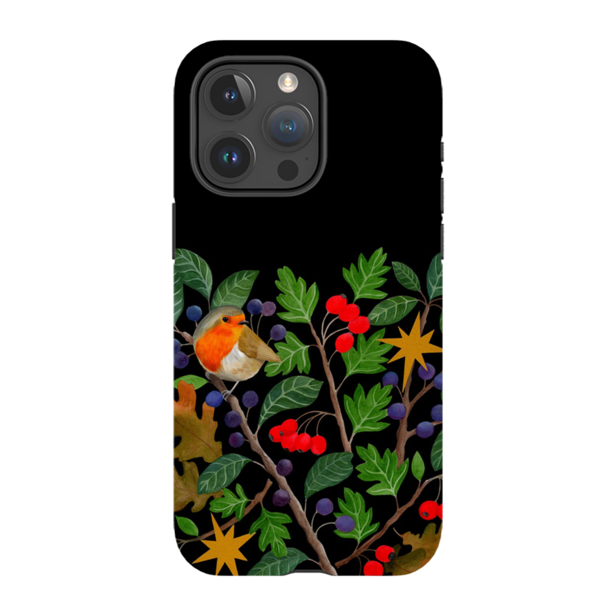 iPhone Tough Case - Sloe Robin By Bex Parkin