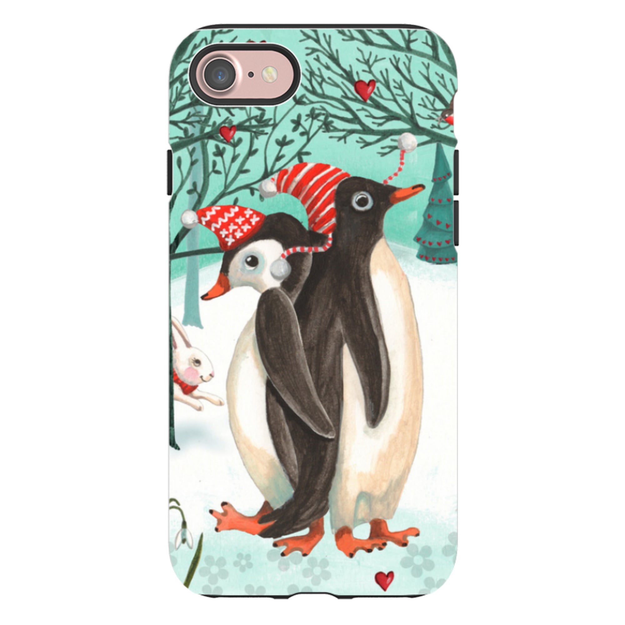 iPhone Tough Case - Winter Together By Caroline Bonne Muller