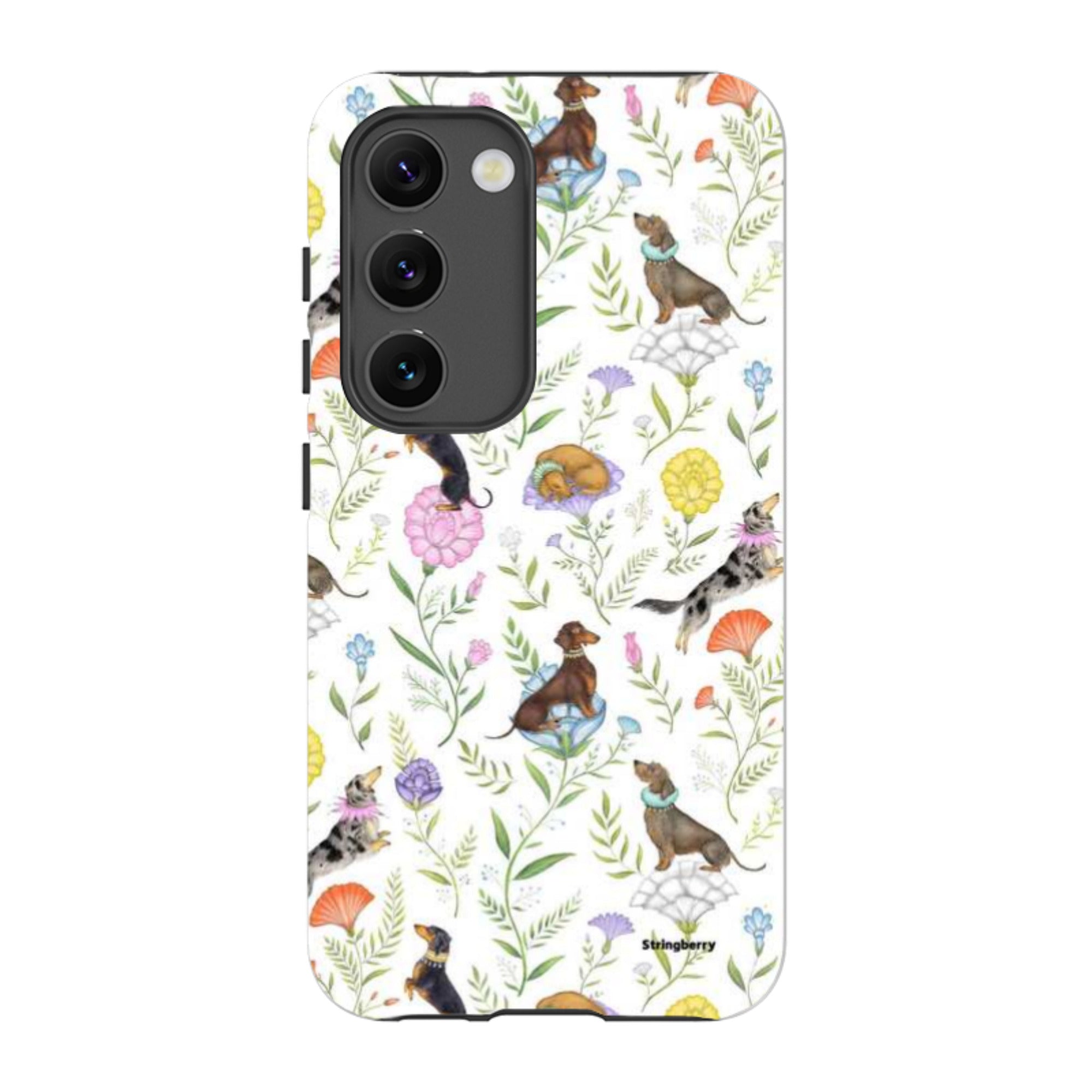 Samsung Tough Case - Doxy Day Afternoon White By Catherine Rowe