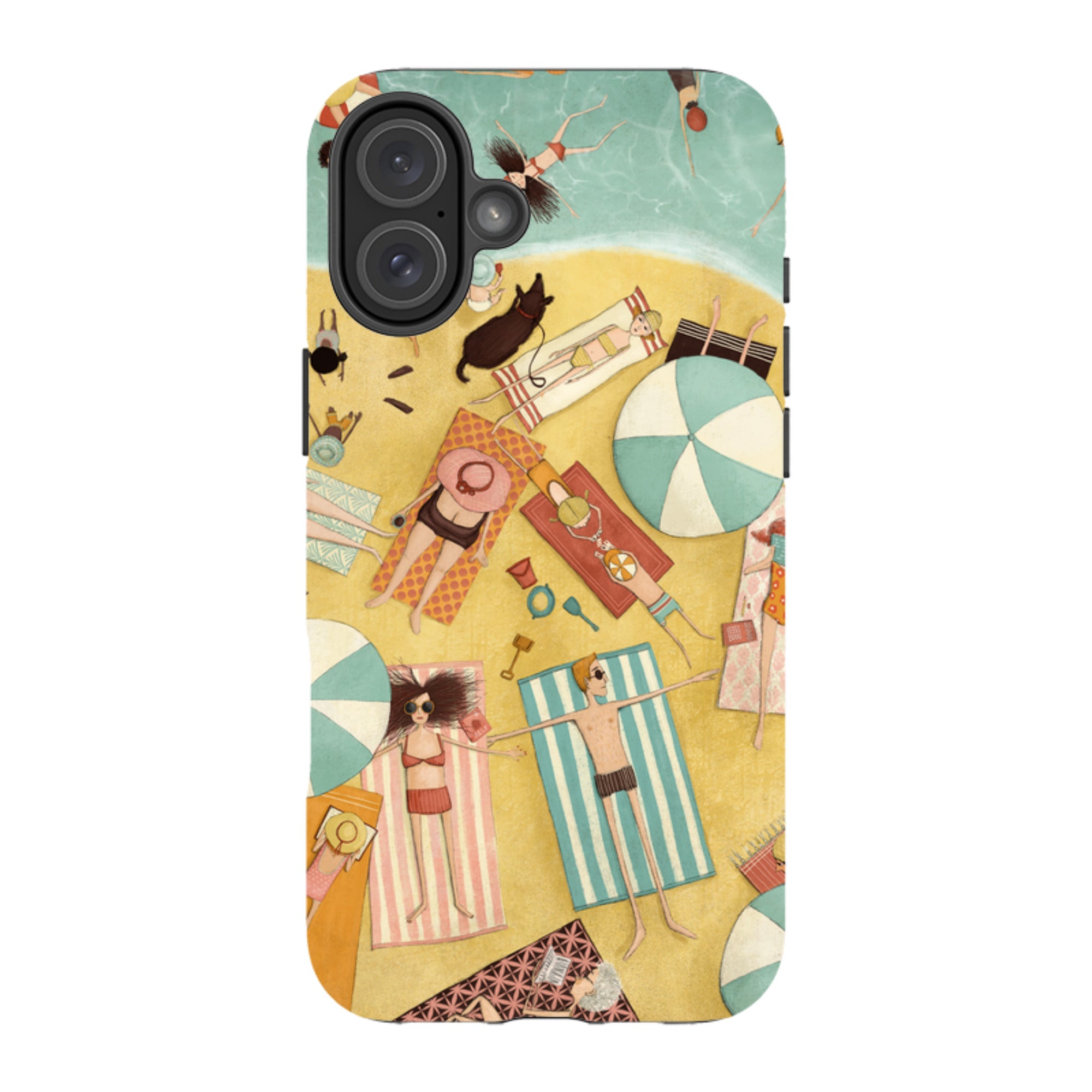 iPhone Tough Case - Beach Day By Maja Lindberg
